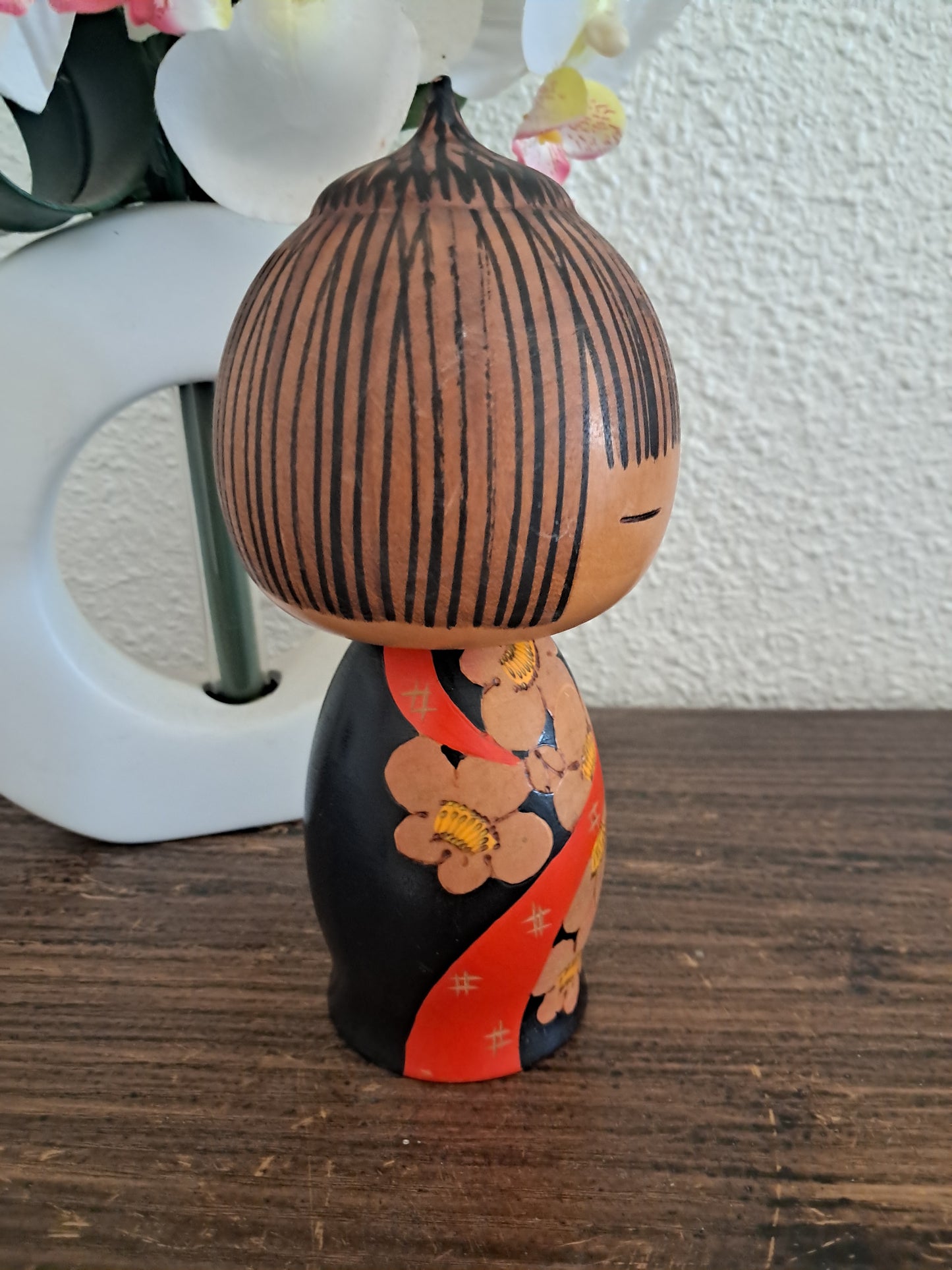 Rare Vintage Creative Kokeshi By Yuji Kawase (1938-)