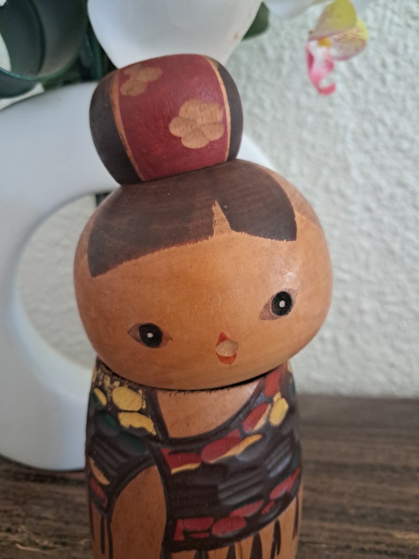 Rare Vintage Creative Kokeshi By Hiroe Fukushima