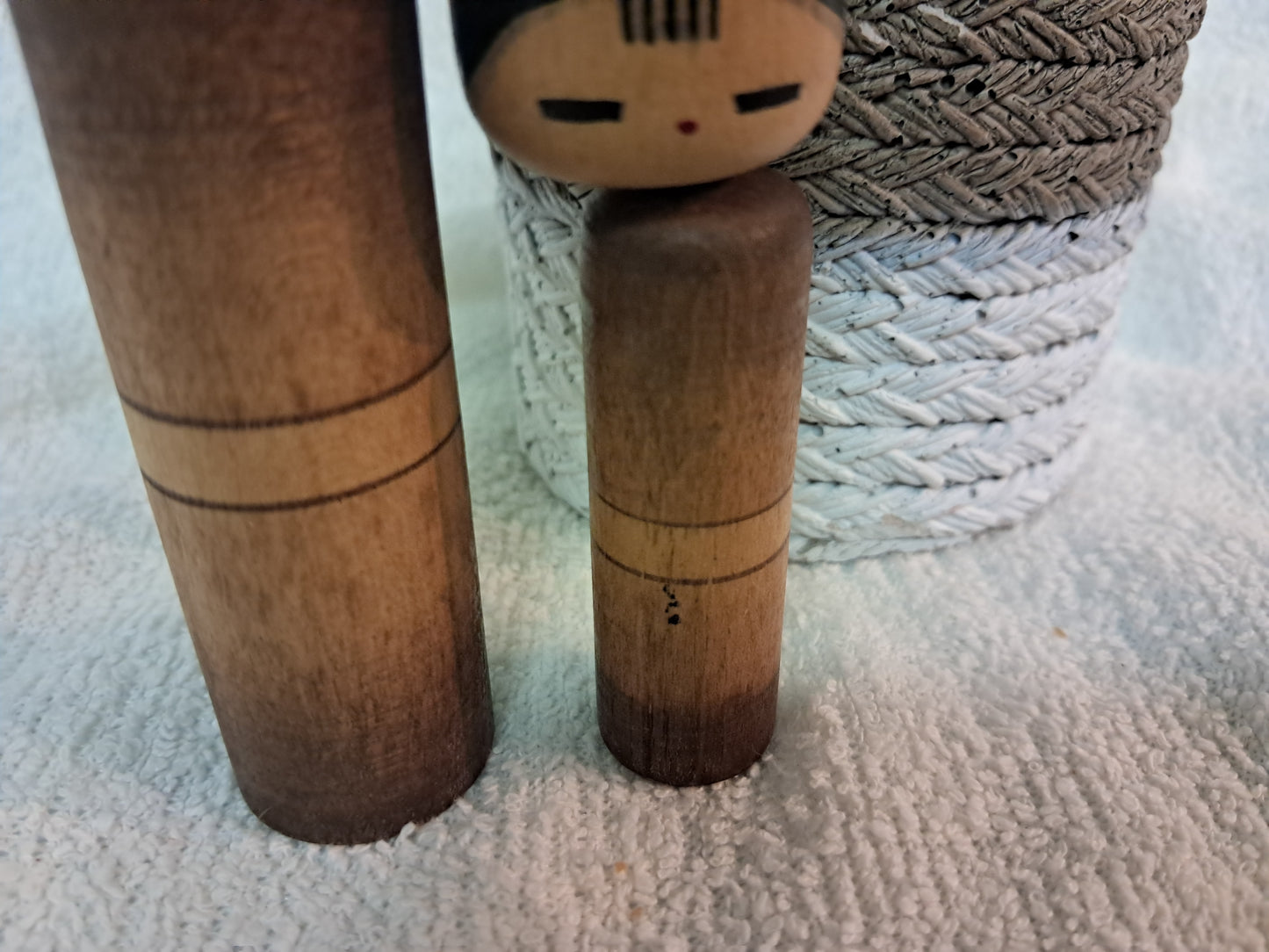 Rare Vintage set creative kokeshi by Hideo Ishihara (1925-1999)