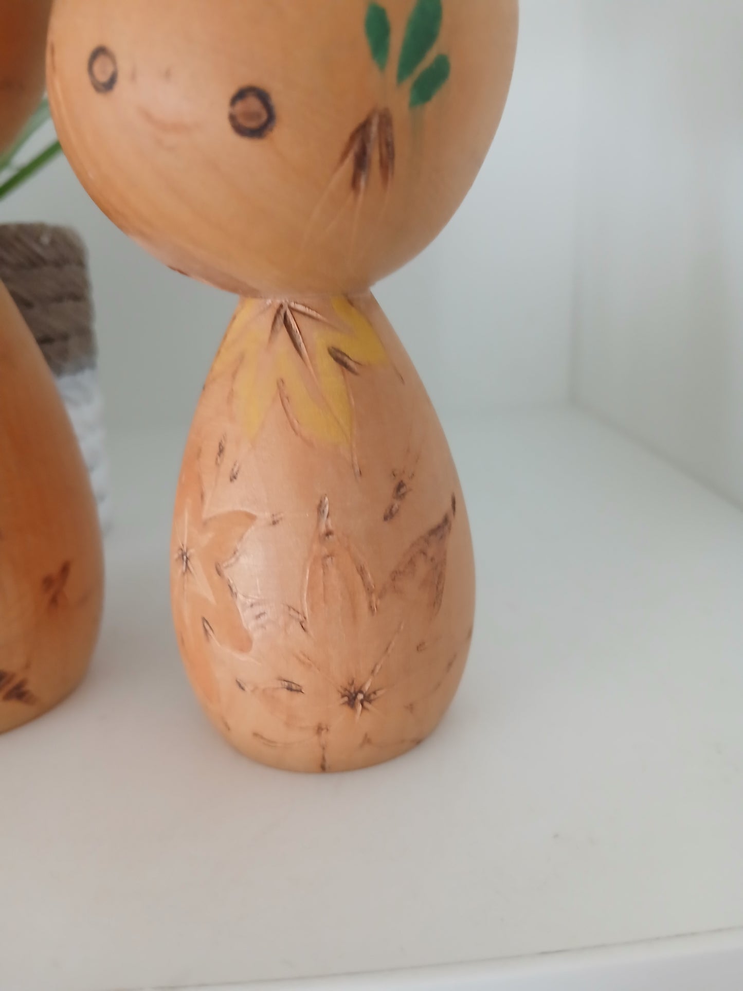 Cute vintage set creative kokeshi