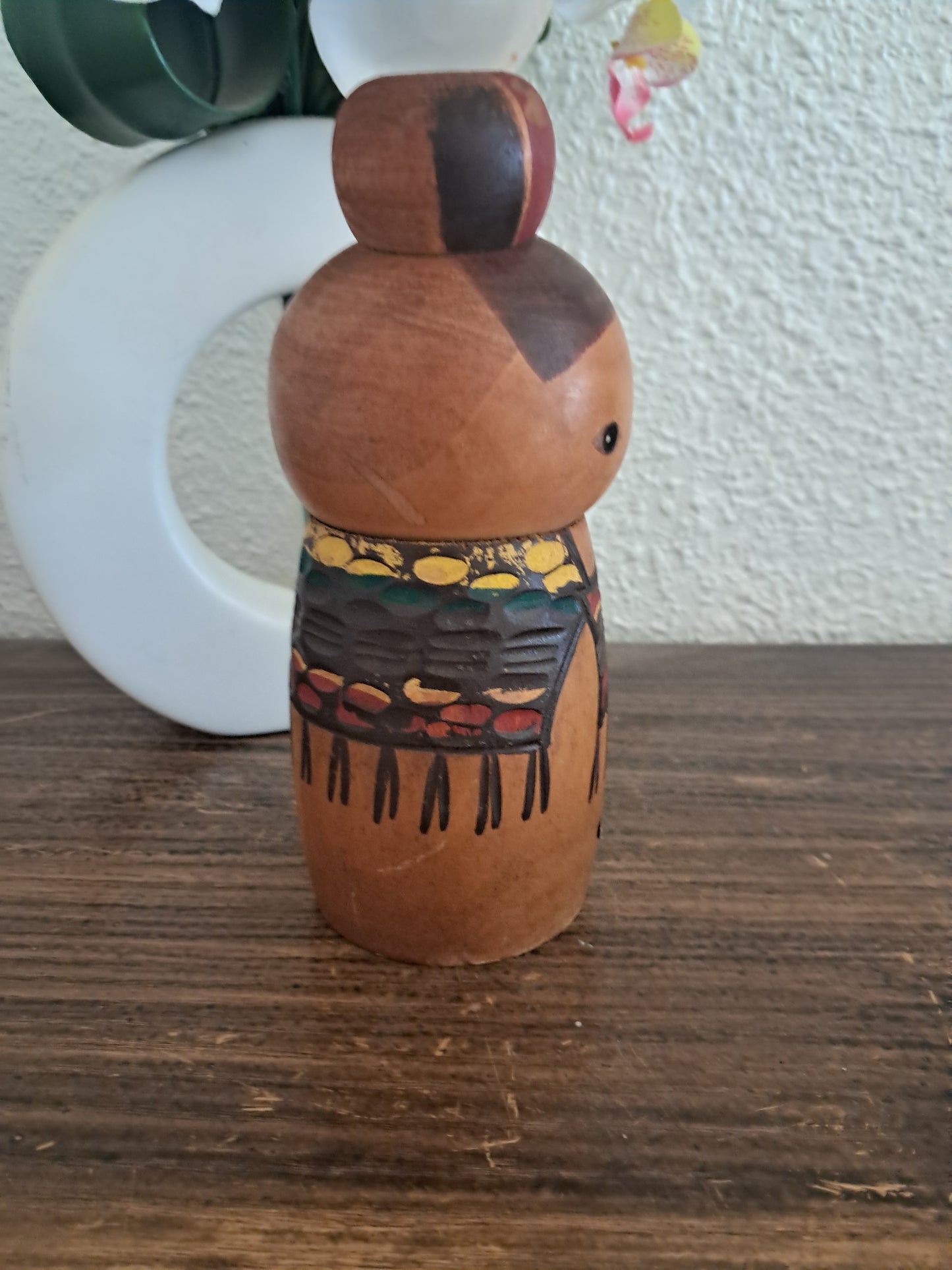 Rare Vintage Creative Kokeshi By Hiroe Fukushima