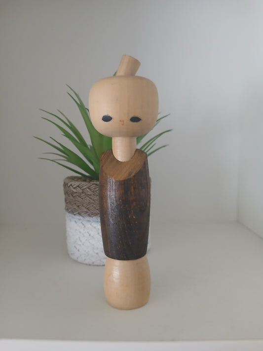 Vintage creative kokeshi by Aida Harumine (1926-1998)