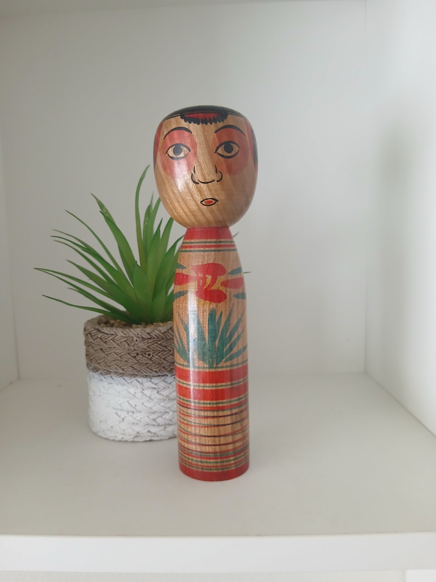 Vintage traditional Nakanosawa kokeshi