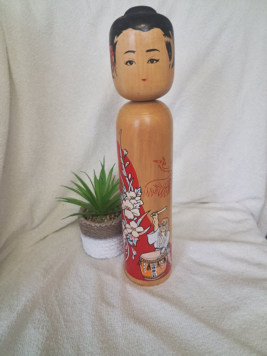 Amazing vintage traditional kokeshi