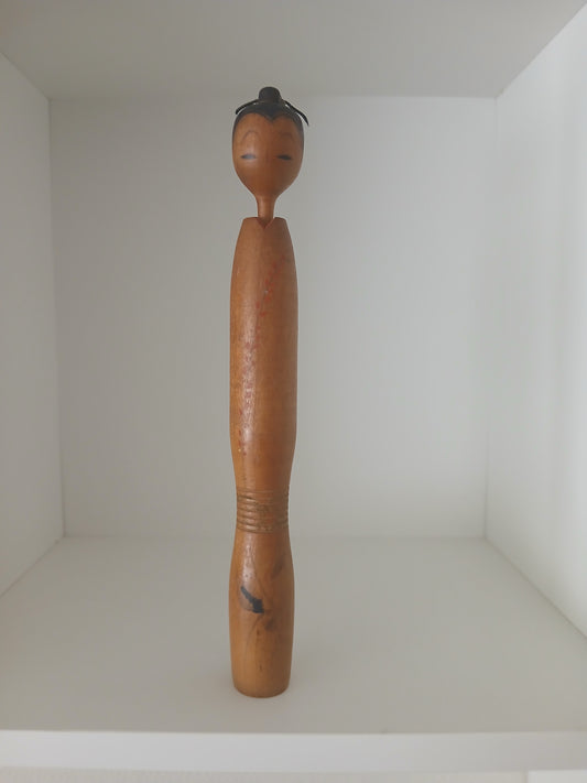 Rare vintage kokeshi by Inosuke Kobayashi (1931-)