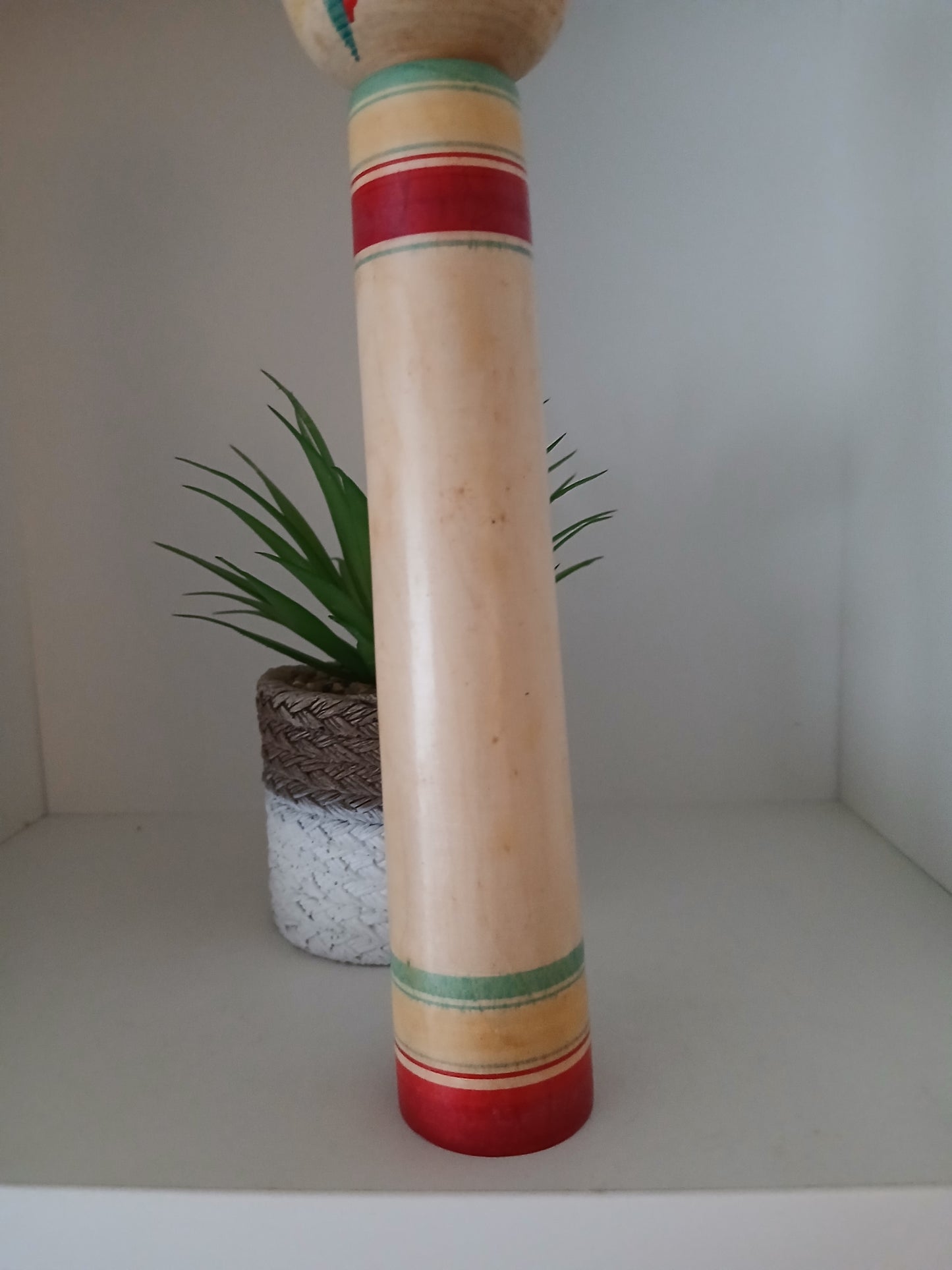 Vintage traditional Nanbu kokeshi by Sasaki Kakuhei