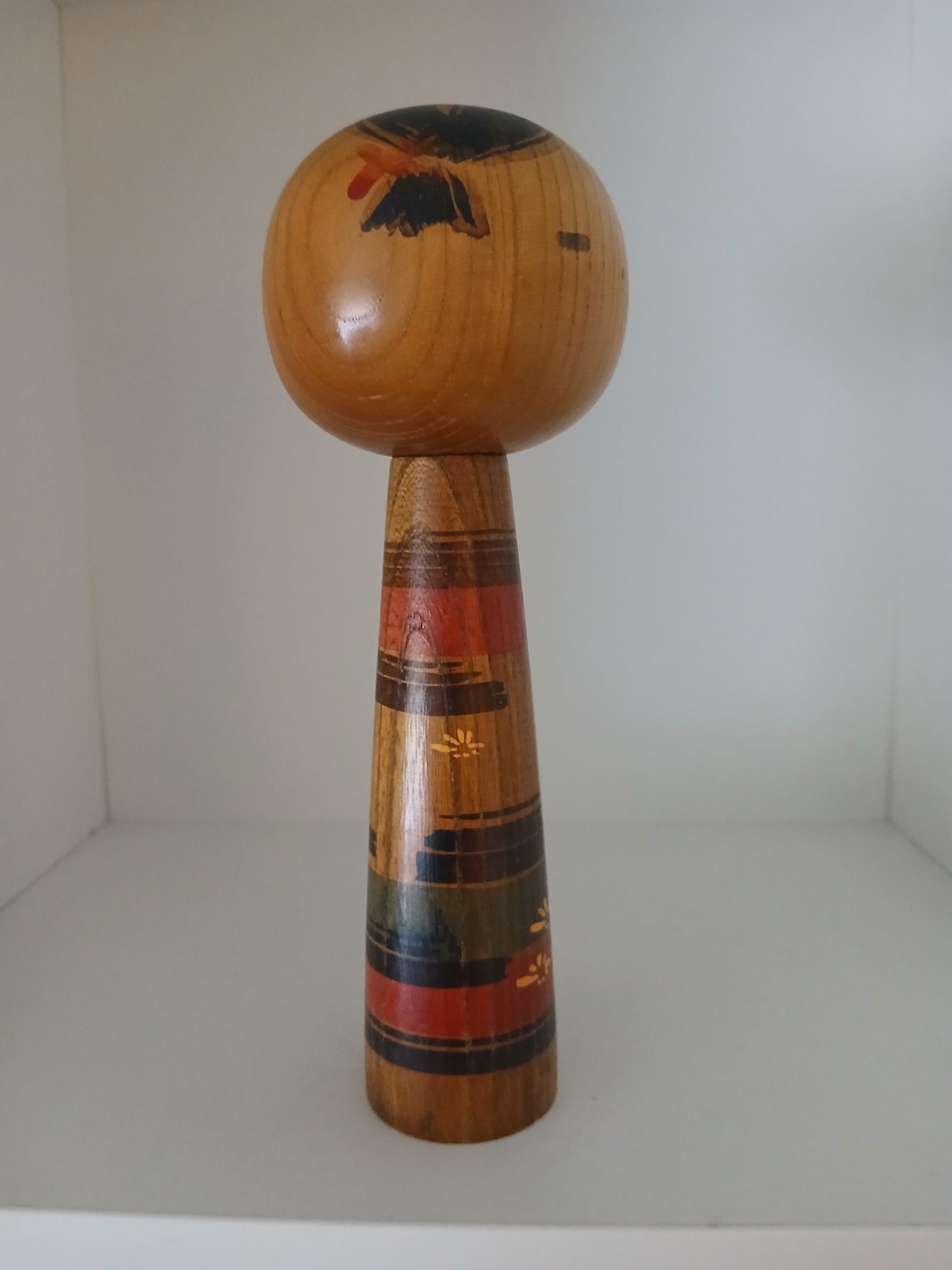 Beautiful vintage creative kokeshi made by Sanpei Yamanaka (1926-2012)