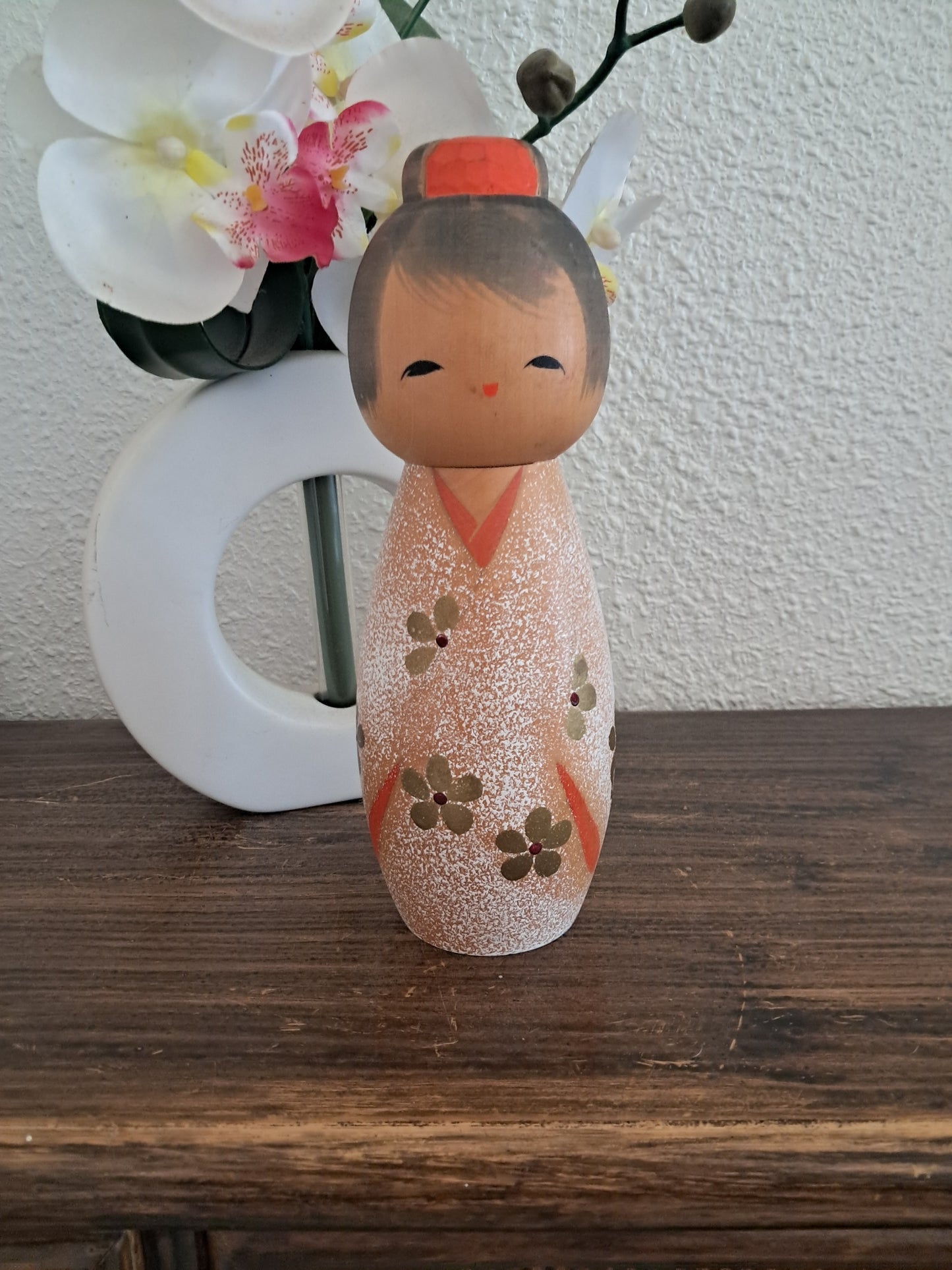 Rare Vintage Creative Kokeshi By Aoki Ryoka (1931-)