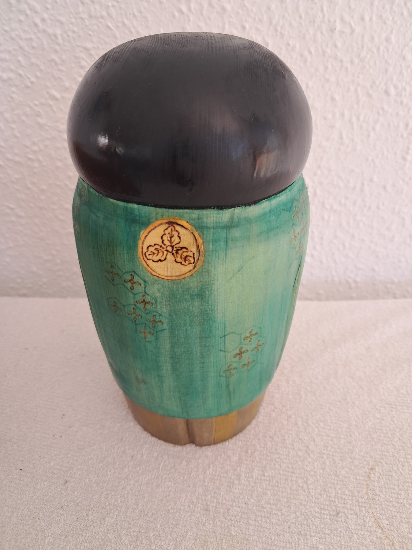 Exclusive Kokeshi made by Yuko Yamazaki (1956-)