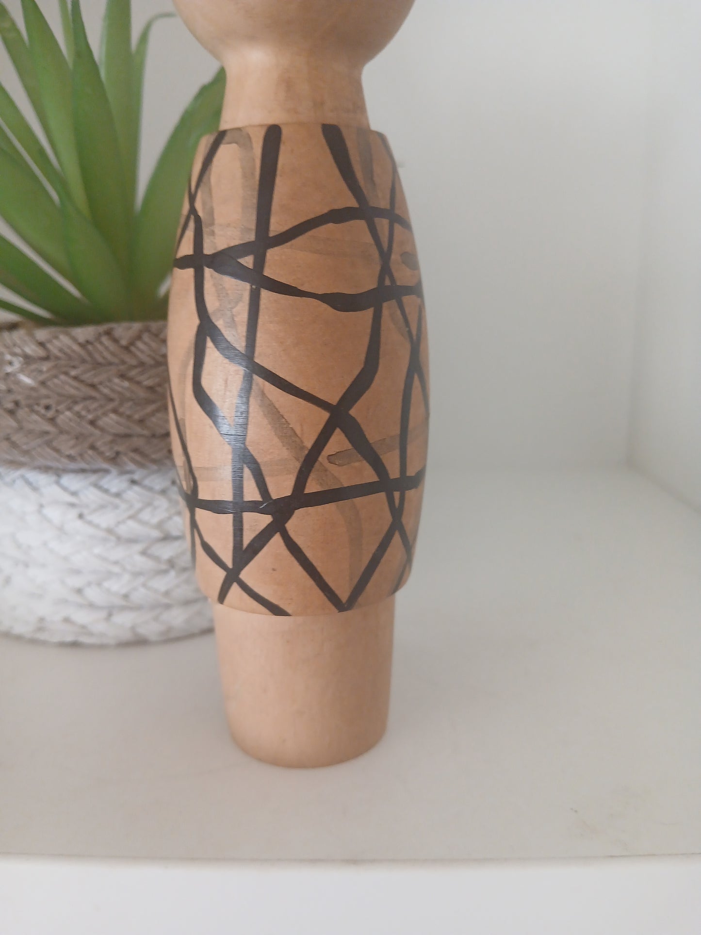 Rare Vintage creative kokeshi by Takanashi Hanpushi