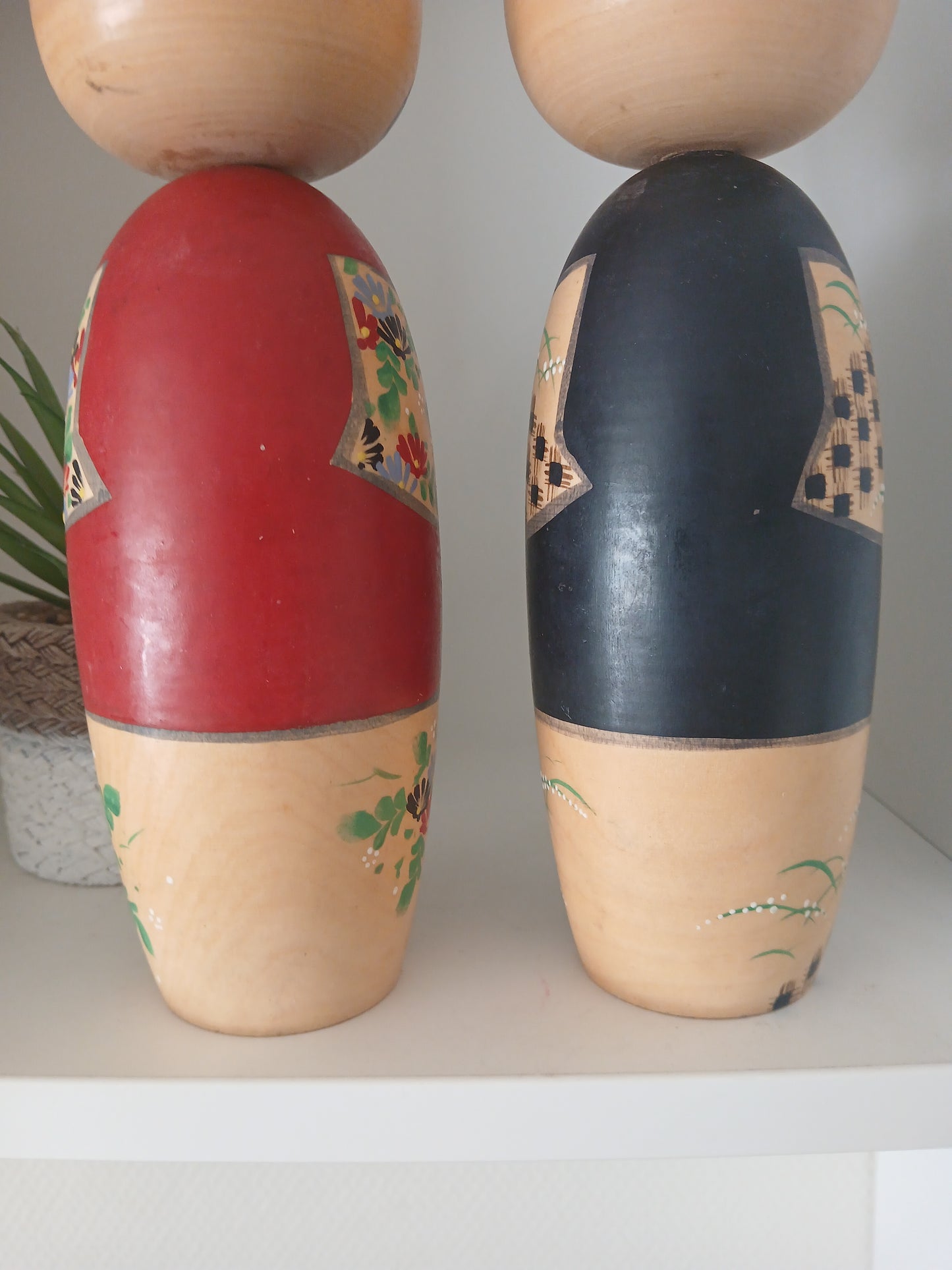 Vintage set of Donko kokeshi