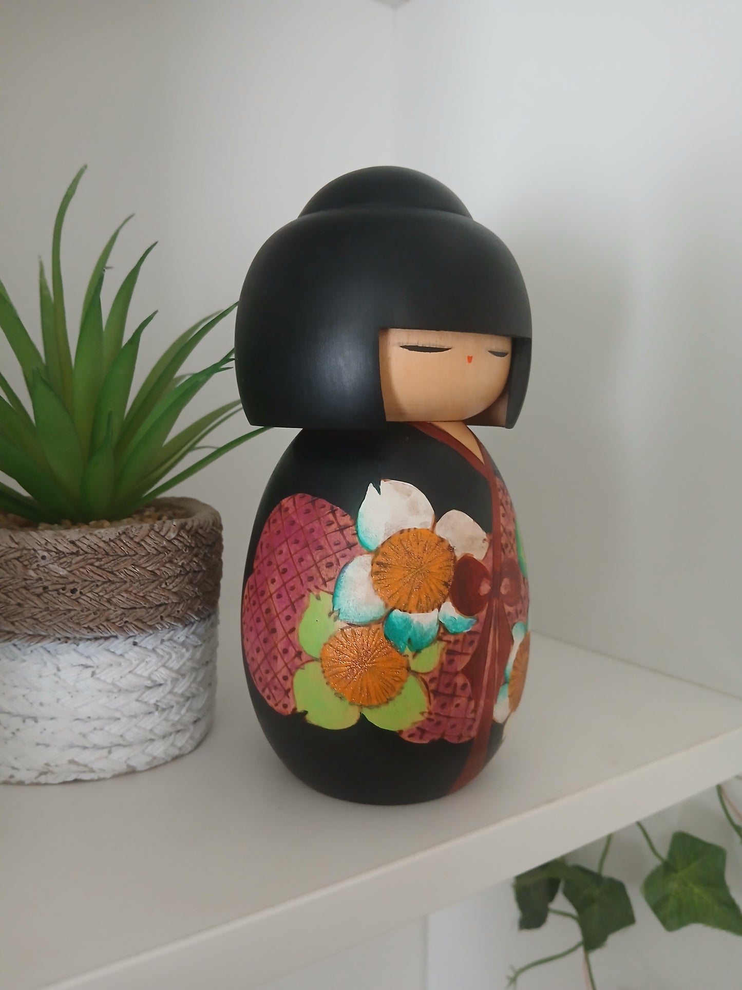 Vintage Gumma Kokeshi By Yuji Kawase (1938-)
