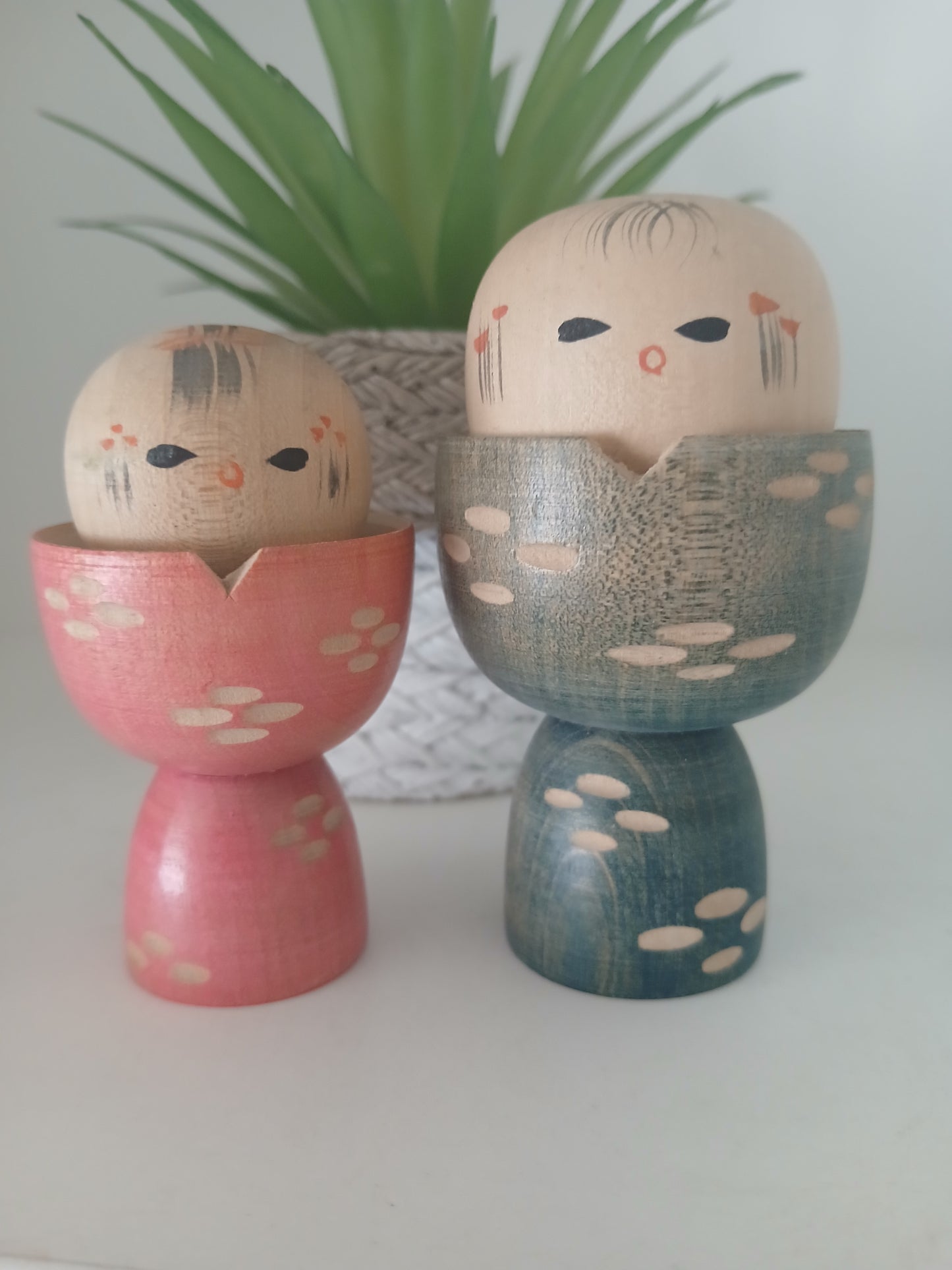 Set creative kokeshi - Mother and child