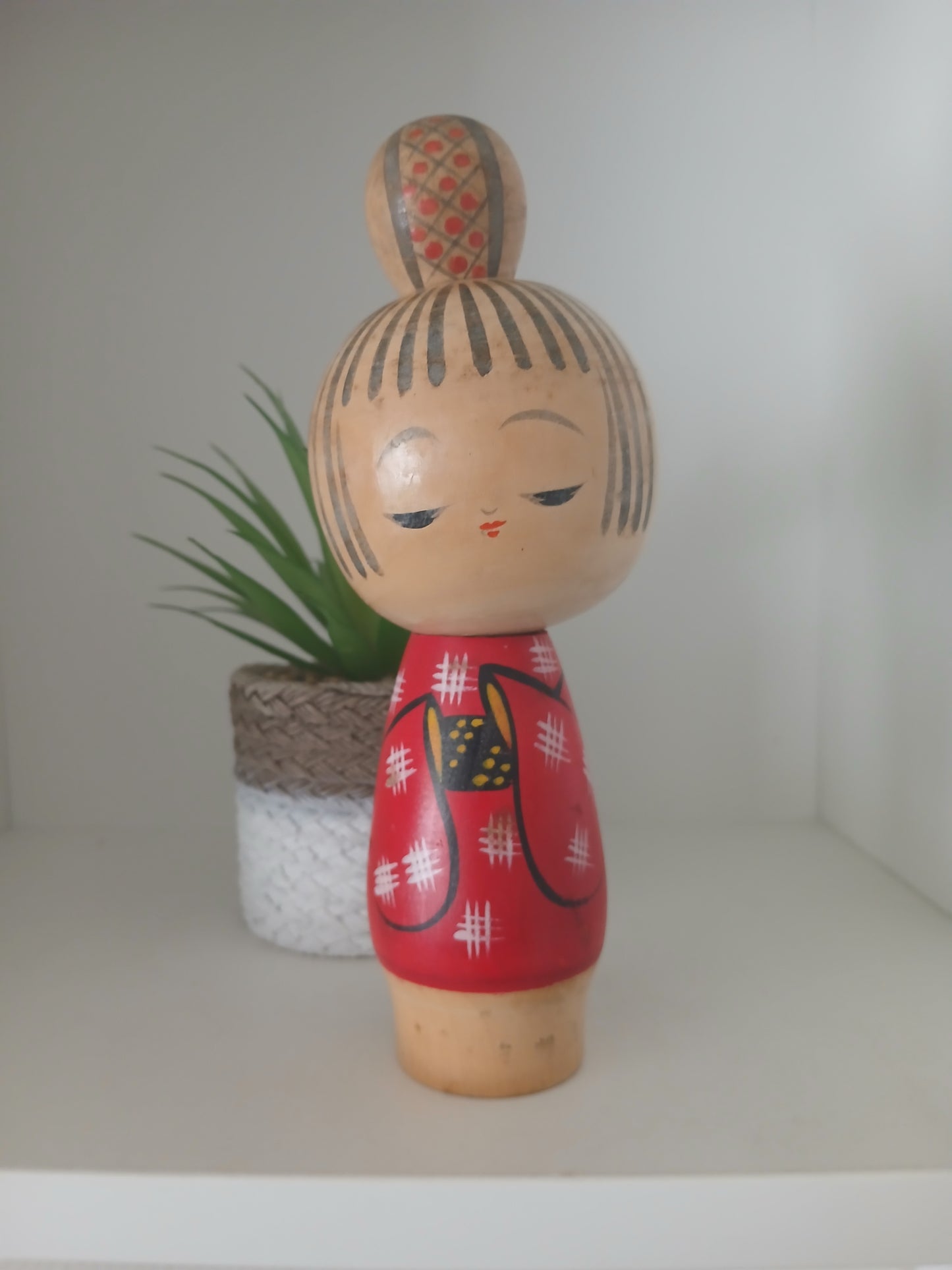 Vintage creative kokeshi by Hajime Miyashita (1940-)