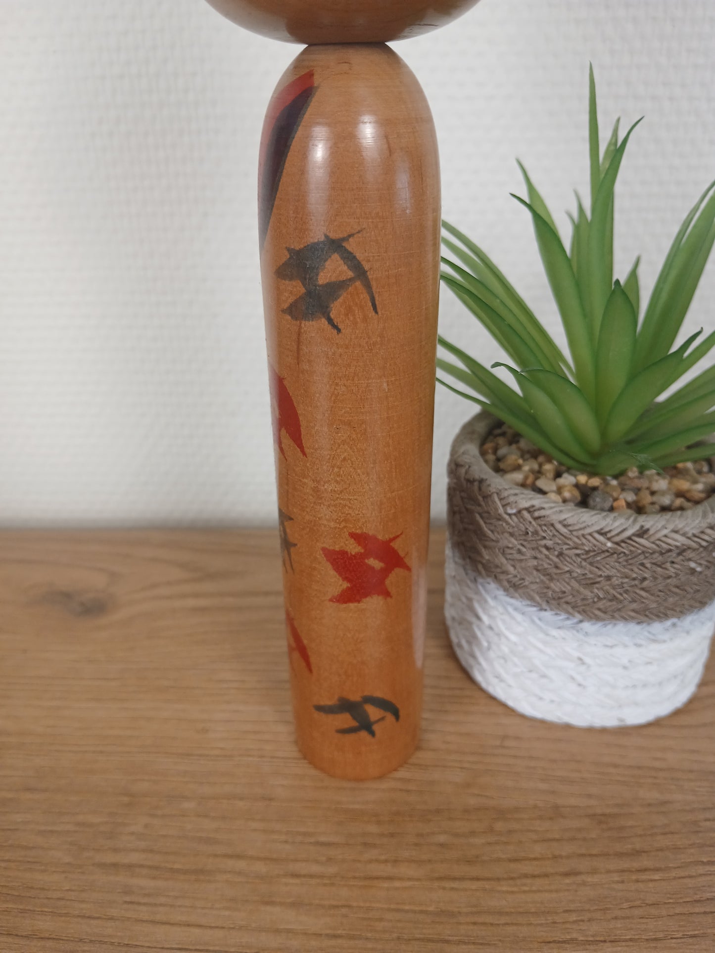 Vintage traditional Togatta kokeshi by Eitaro Sato (1939-)