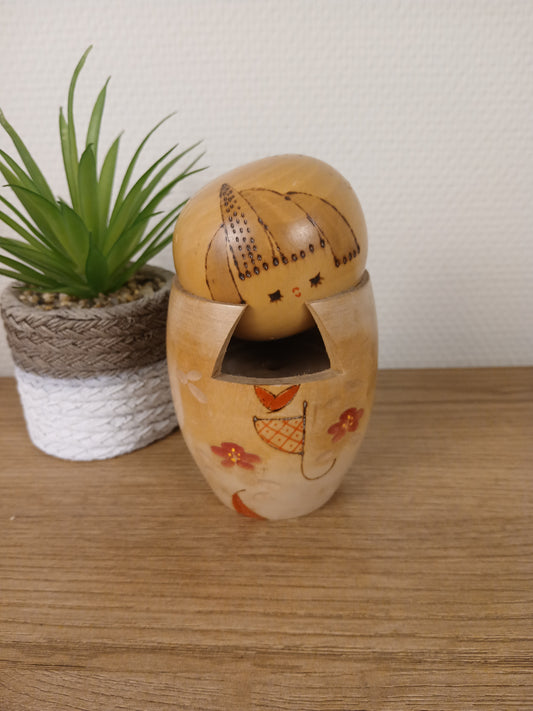 Vintage creative kokeshi by Masayuki