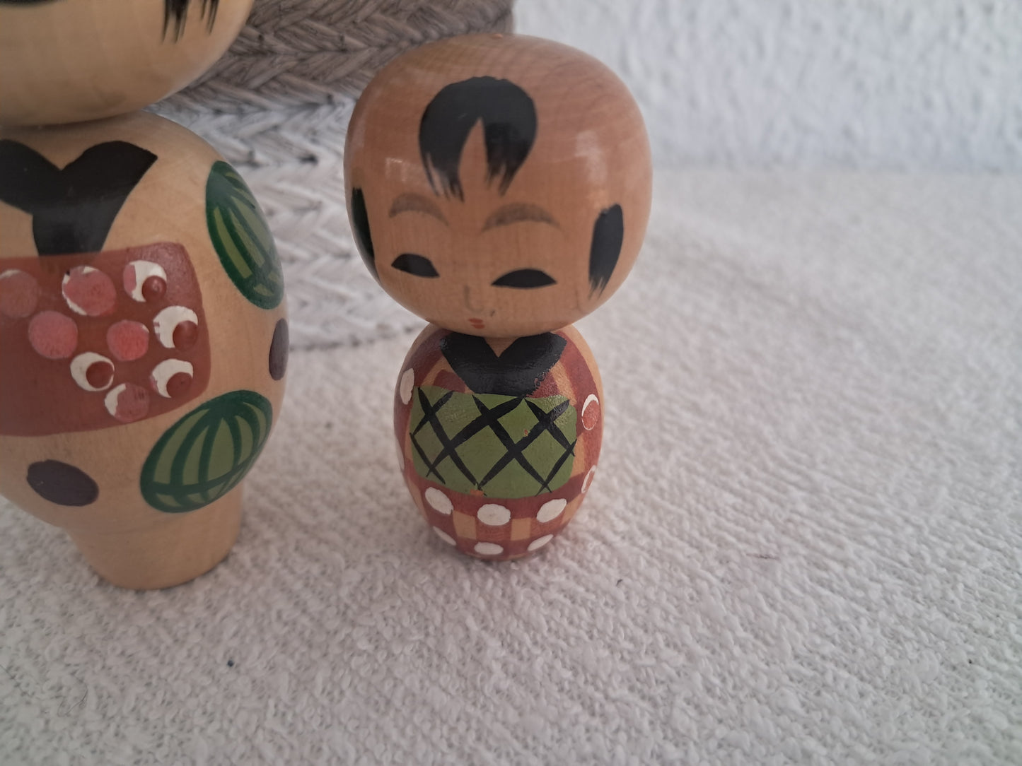 Cute set Sosaku kokeshi- Father and son