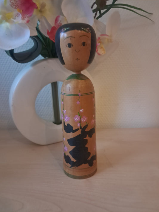 Vintage Kijiama Kokeshi by Onodera Koraku (1944-)