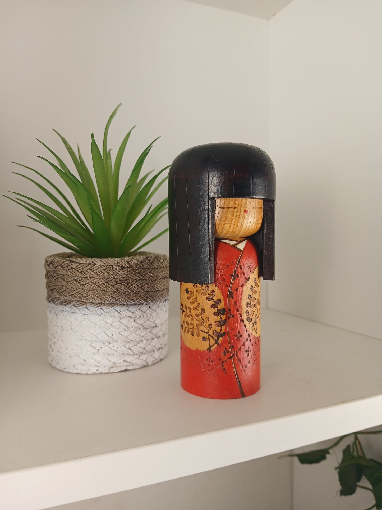 Vintage Gumma Kokeshi By Kazuo Takamizawa (1927-)