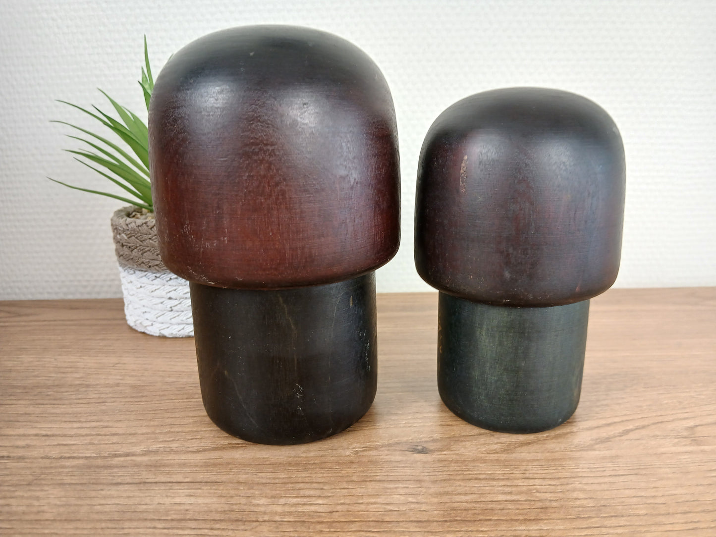 Vintage set Gumma Kokeshi by Sansaku Sekiguchi (1925-2018)