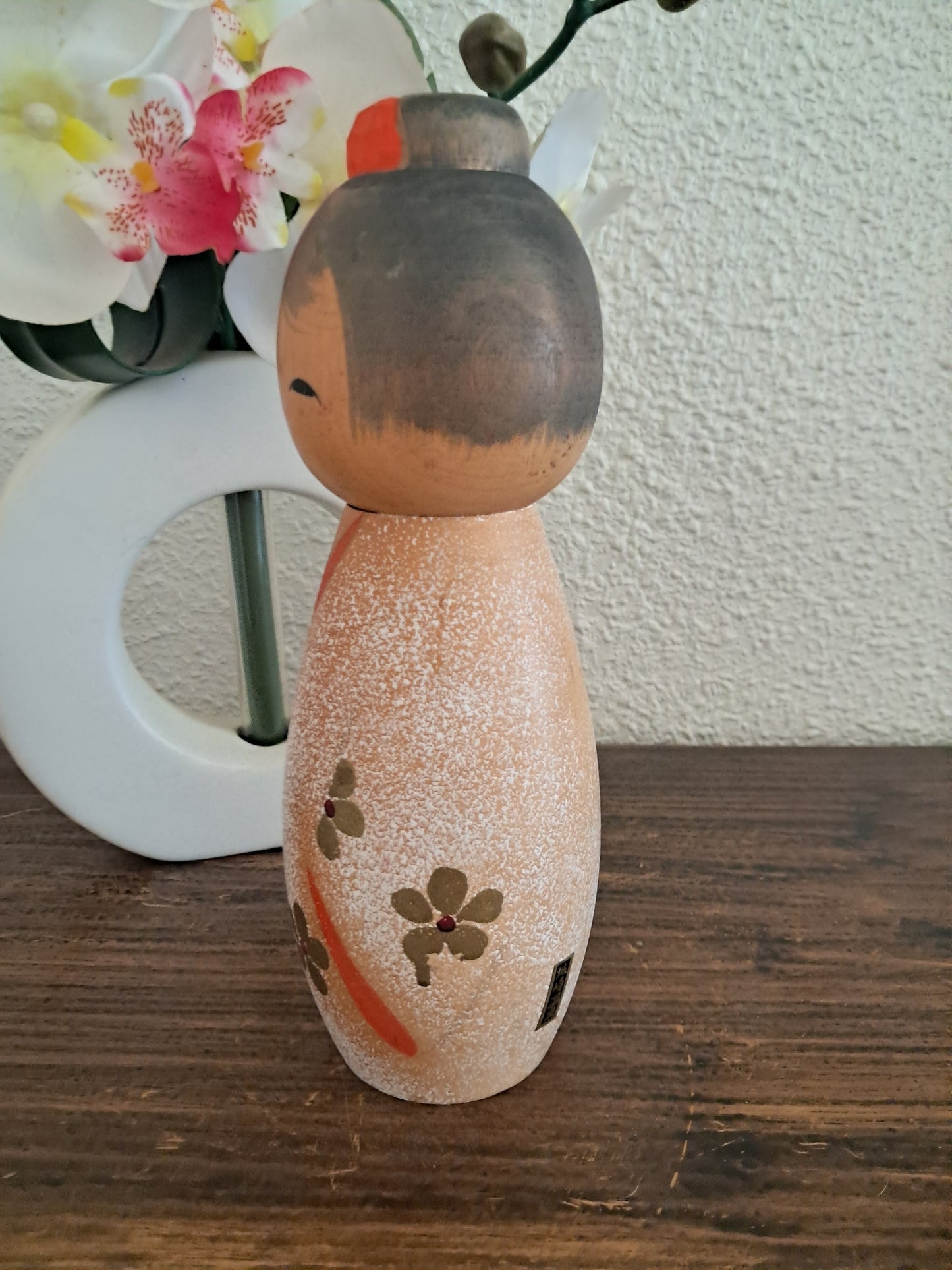 Rare Vintage Creative Kokeshi By Aoki Ryoka (1931-)