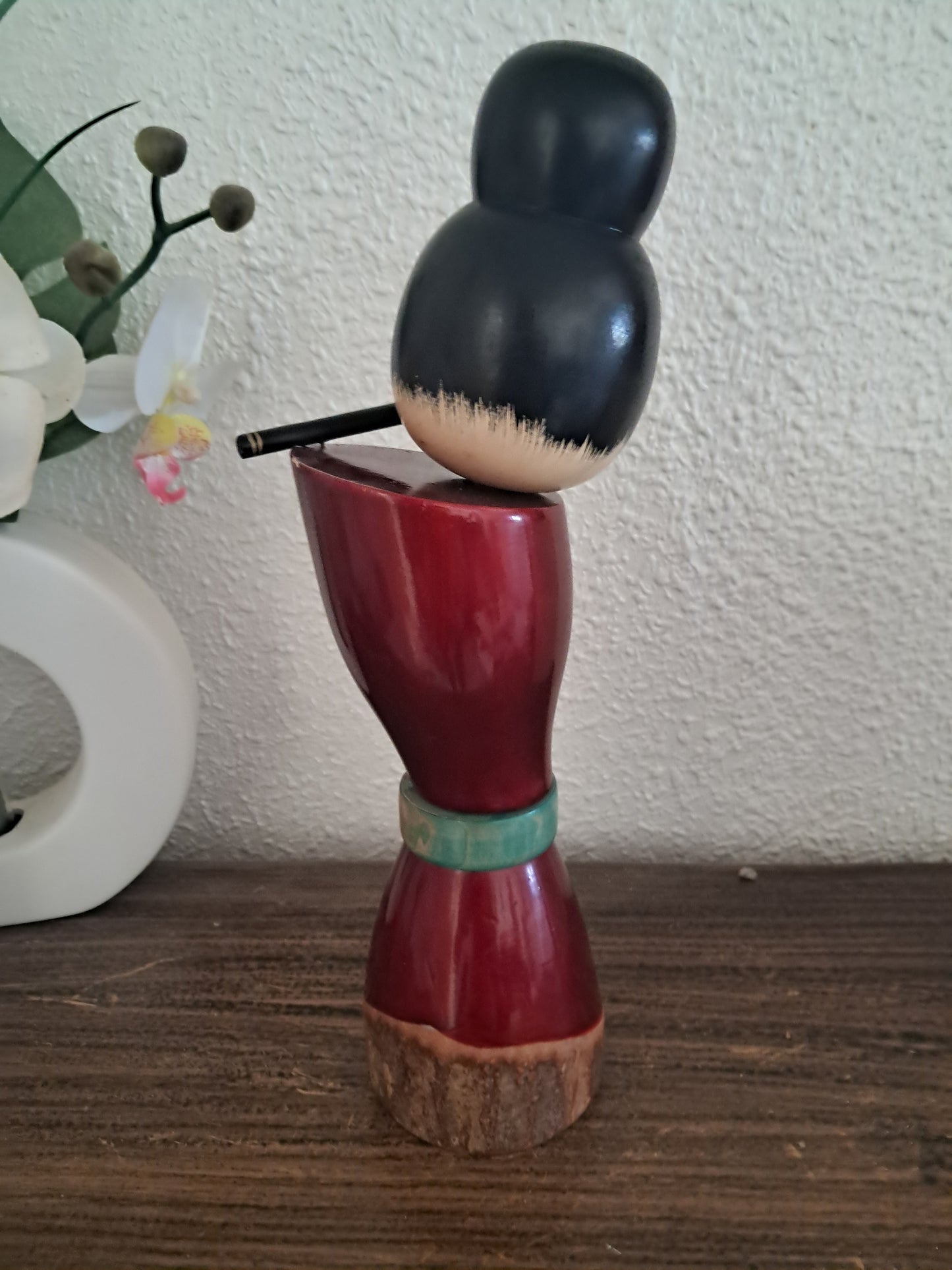 Beautiful vintage creative kokeshi made by Takahashi Tasturo