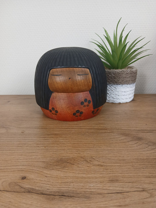 Rare Vintage Creative Kokeshi By Sanpei Yamanaka (1926-2012)