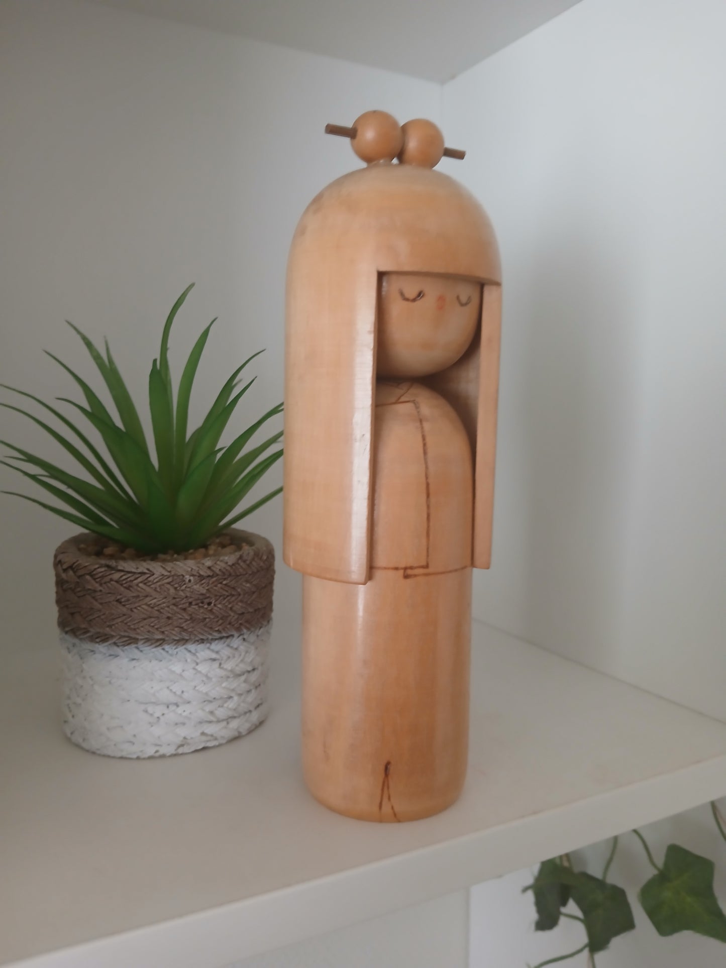 Rare creative kokeshi by Mitsuo