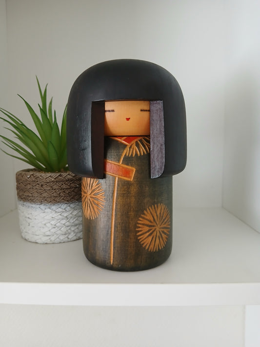 Vintage Gumma Kokeshi by Sansaku Sekiguchi (1925-2018)