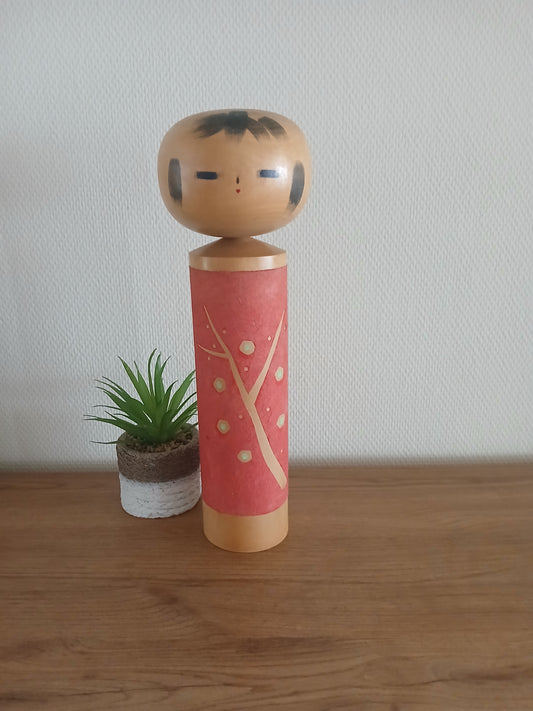 Vintage creative kokeshi by Eiko Shiabata (1924-)