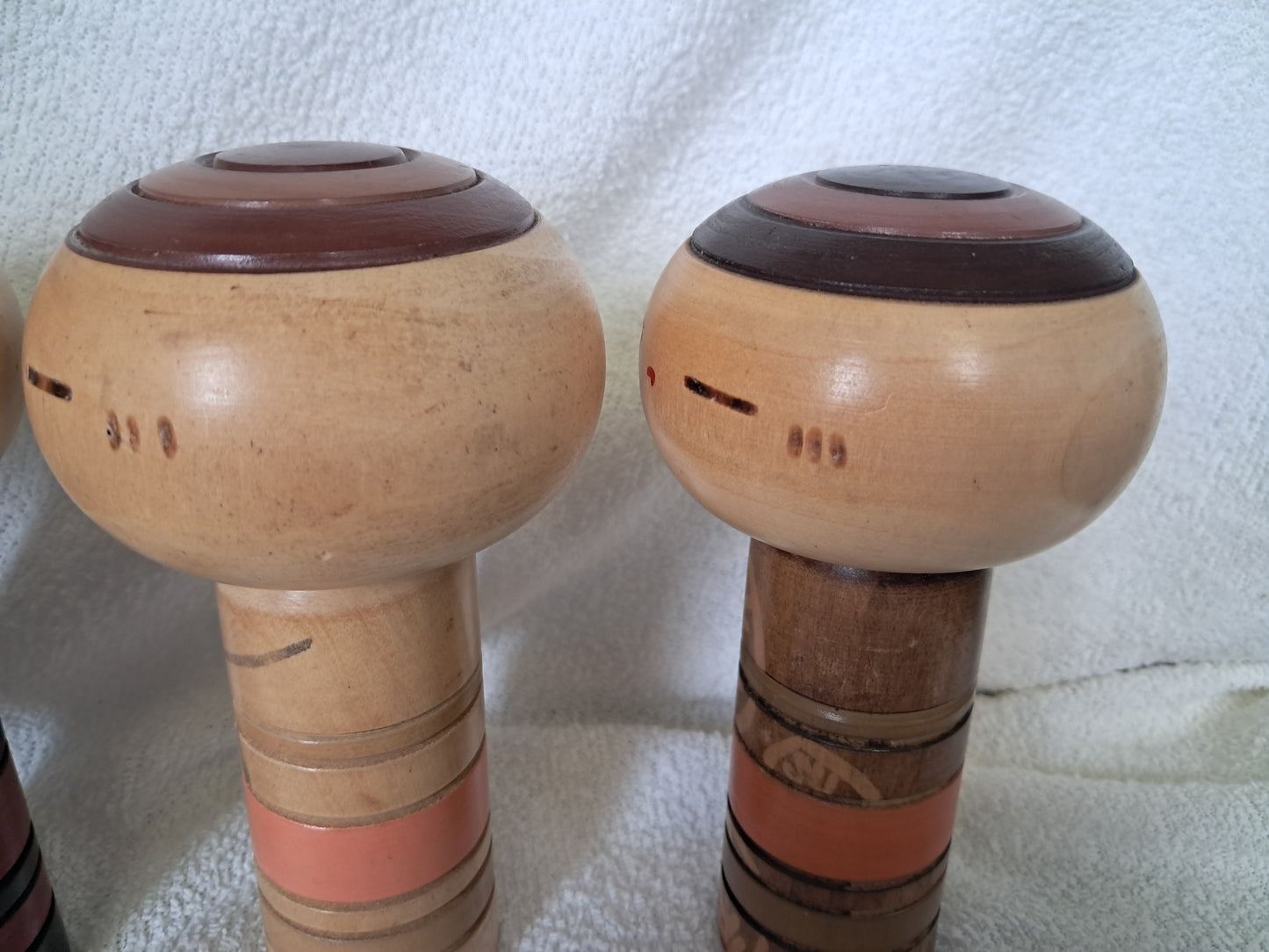 Rare Vintage 4 season kokeshi by Sanpei Yamanaka (1926-2012)