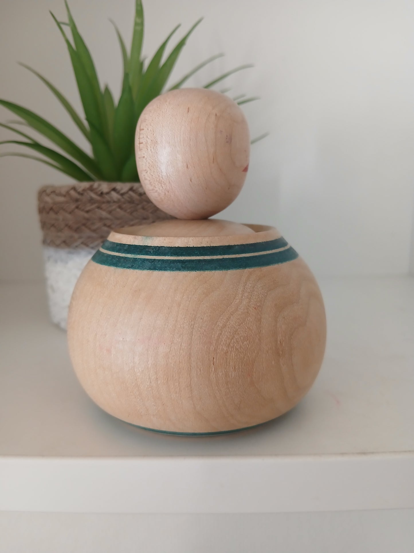 Vintage traditional Ejiko Kokeshi by Masahiro Sato (1938-)