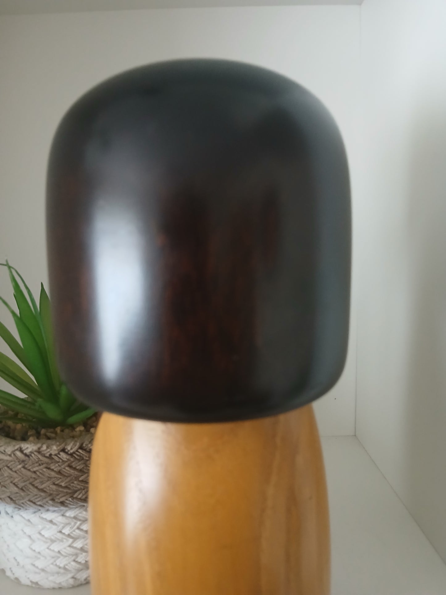 Vintage Gumma kokeshi by Usaburo
