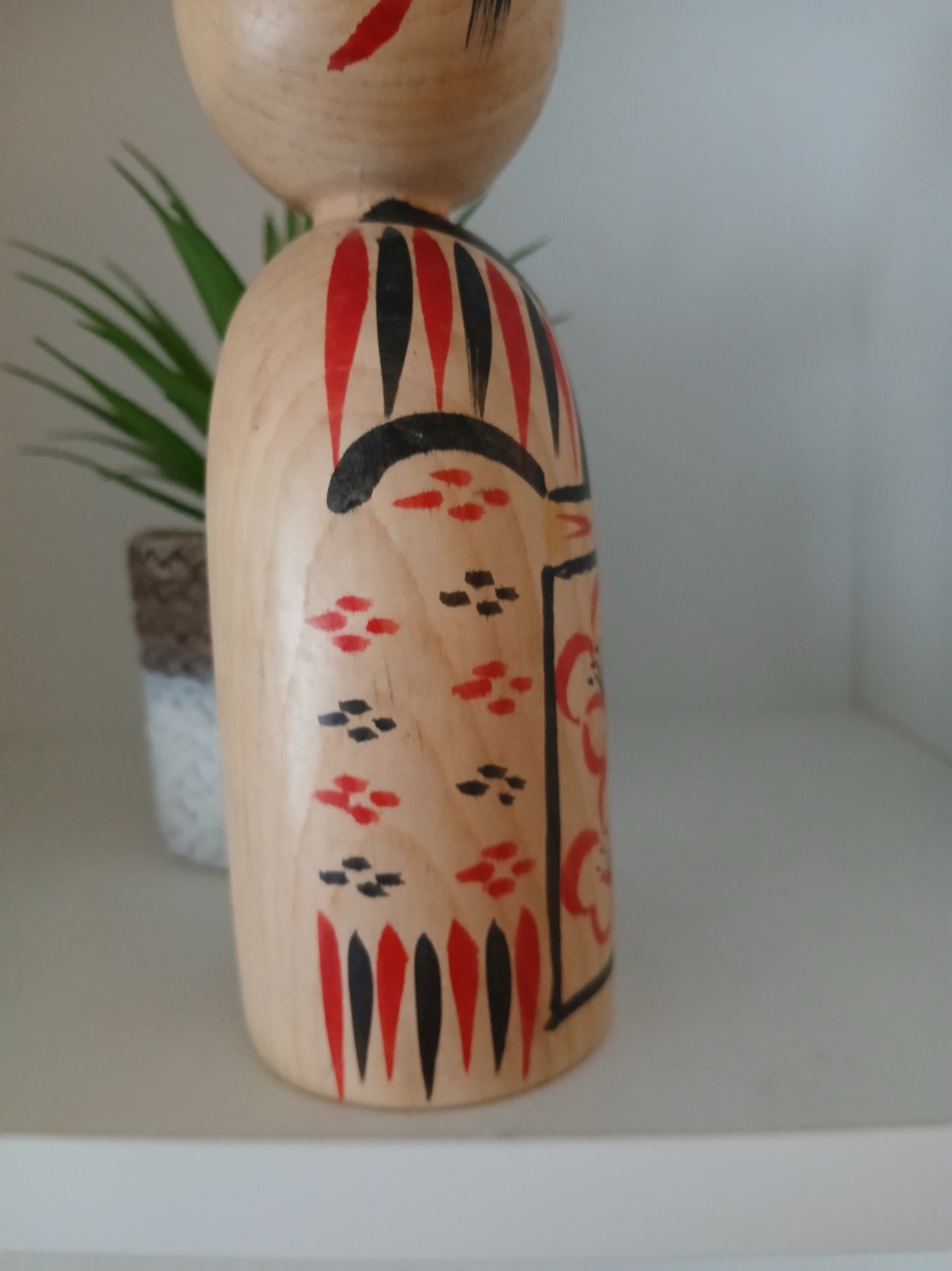 Vintage traditional Kijiyama Kokeshi by Kominami Saburo (1929-2023)