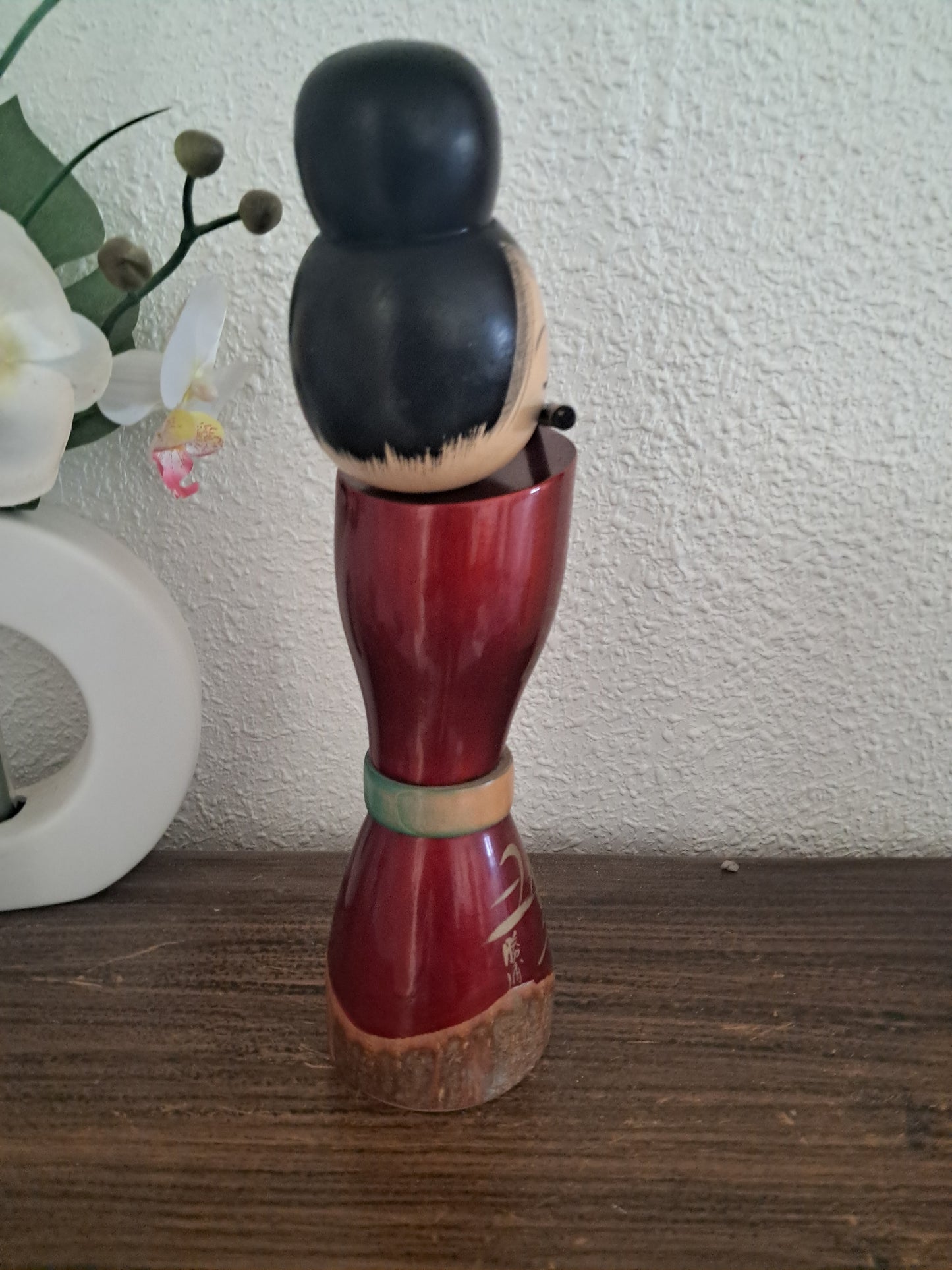 Beautiful vintage creative kokeshi made by Takahashi Tasturo