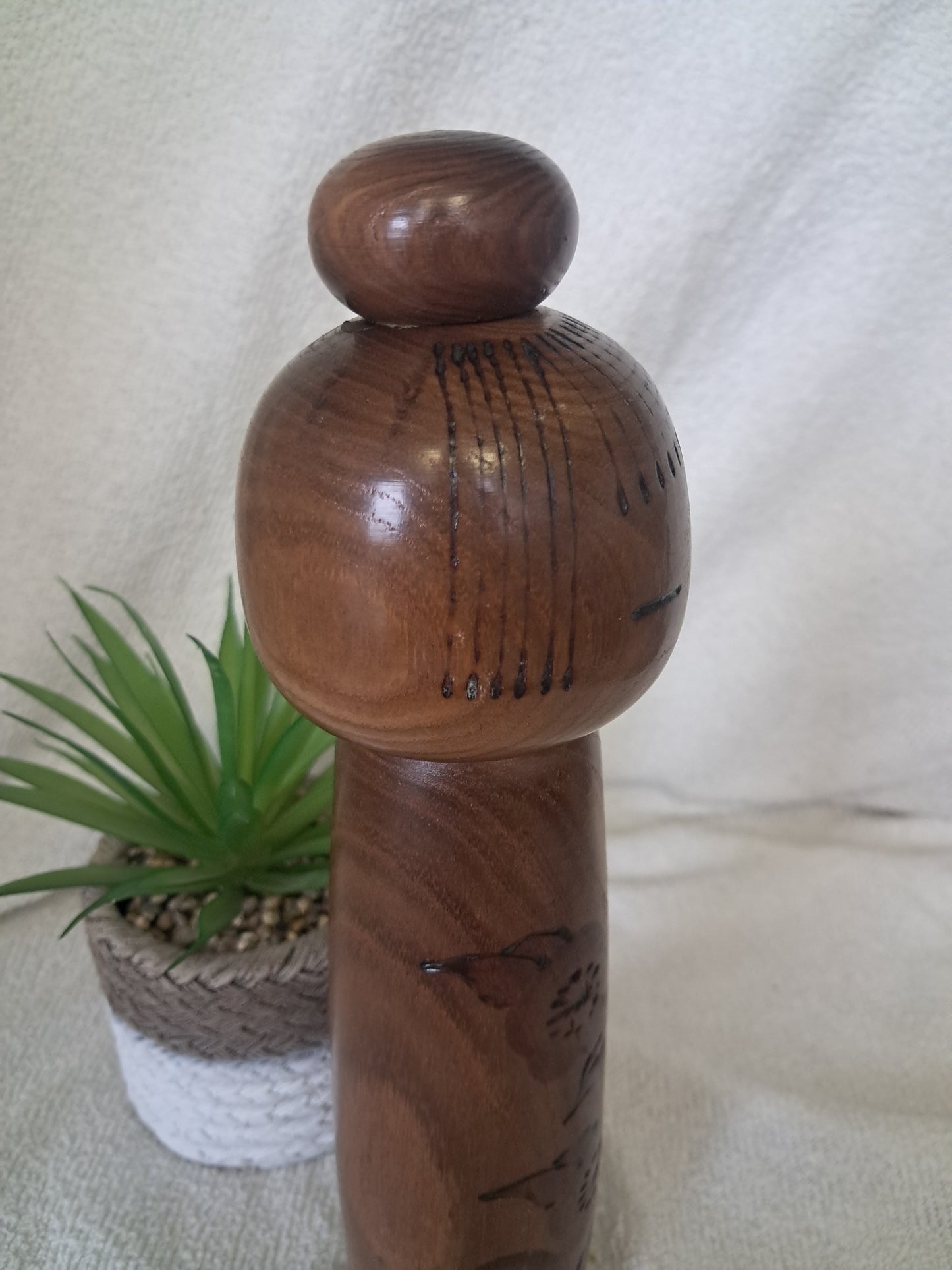 Vintage Sosaku kokeshi made by Kazuo Takamizawa (1927-)