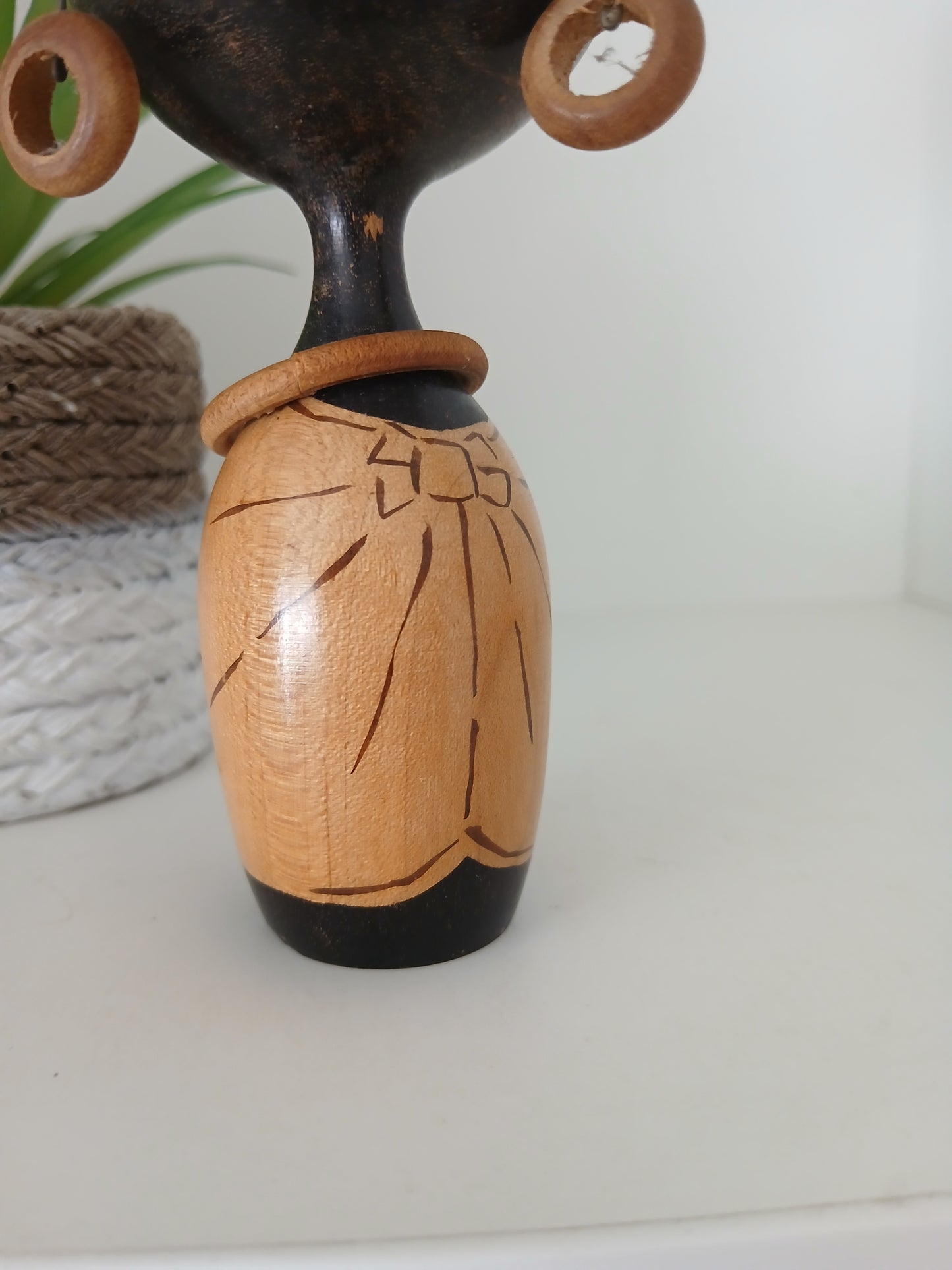 Rare Vintage Creative Kokeshi by Hanpushi Takanashi