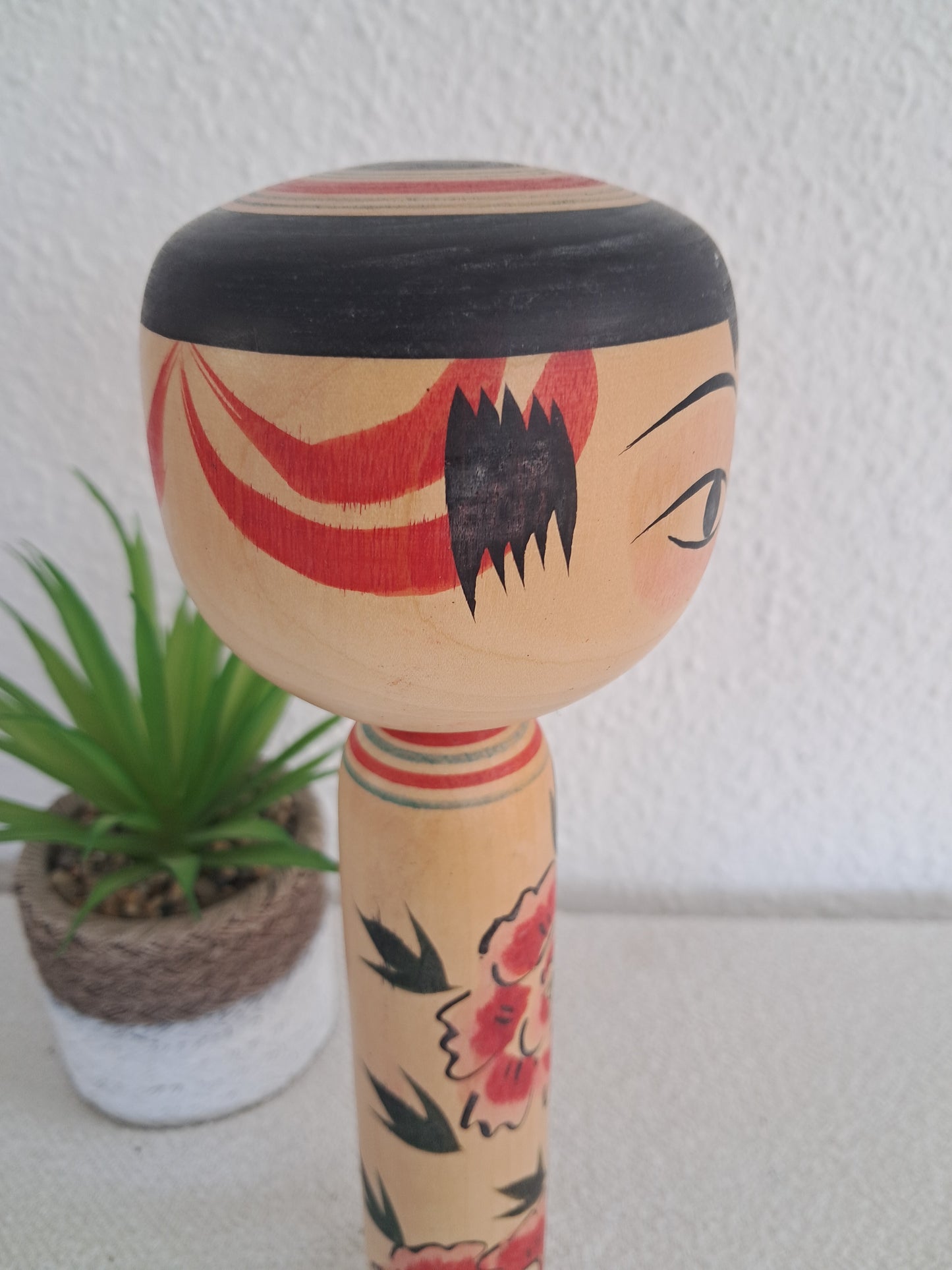 Rare Nakanosawa kokeshi by Honda Hiroshi（1934～2011）