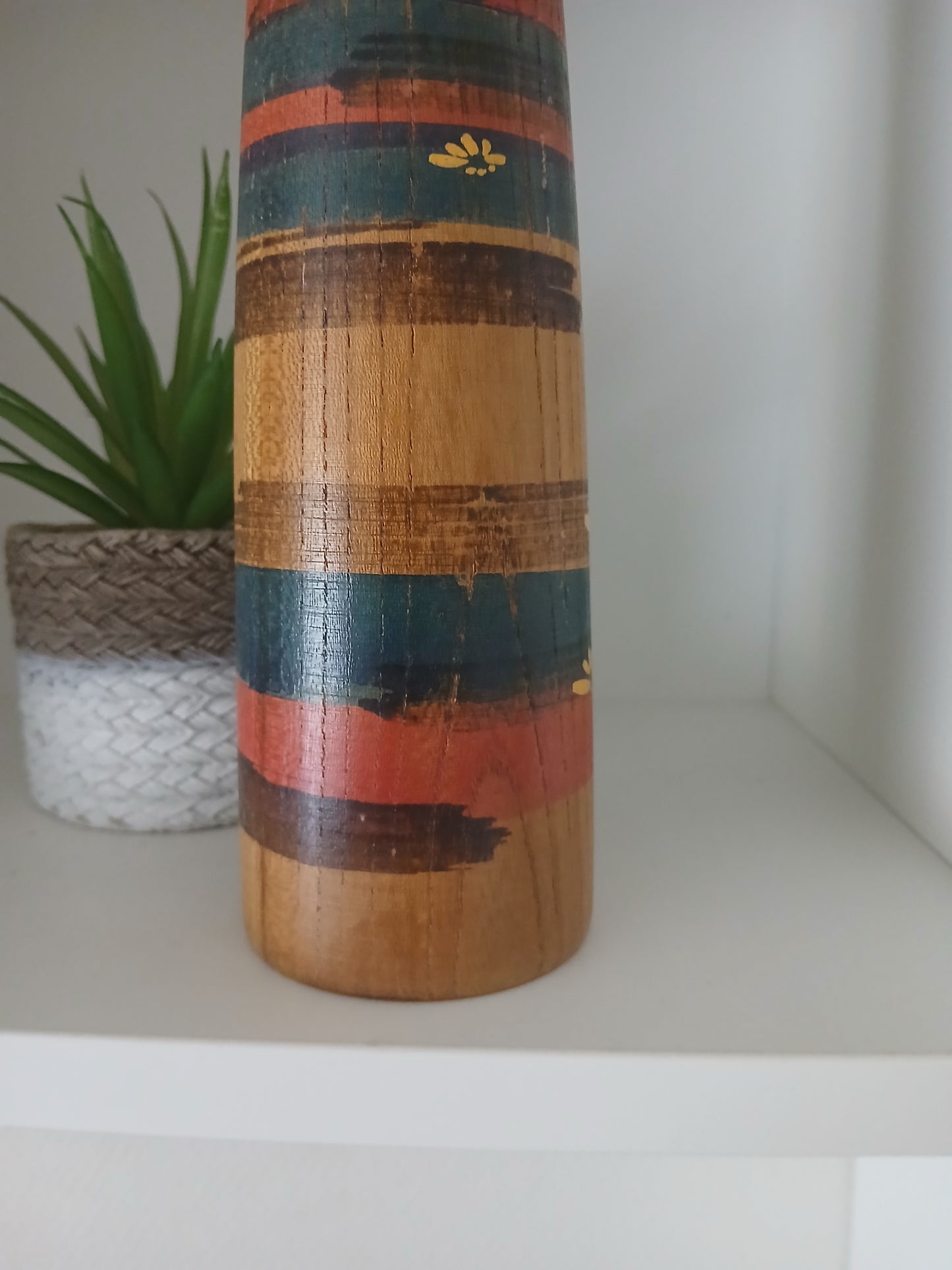 Big vintage creative kokeshi made by Sanpei Yamanaka (1926-2012)