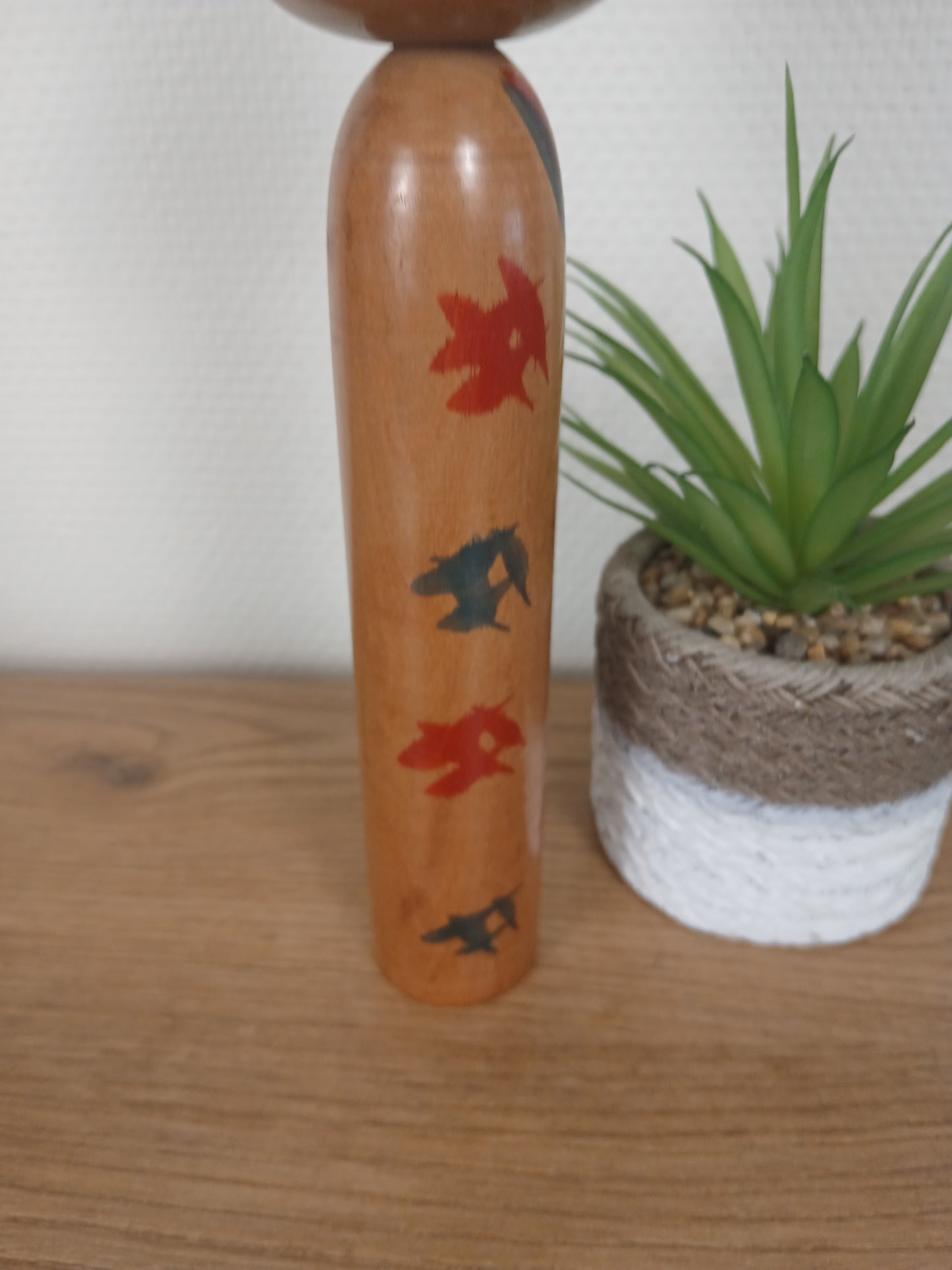 Vintage traditional Togatta kokeshi by Eitaro Sato (1939-)