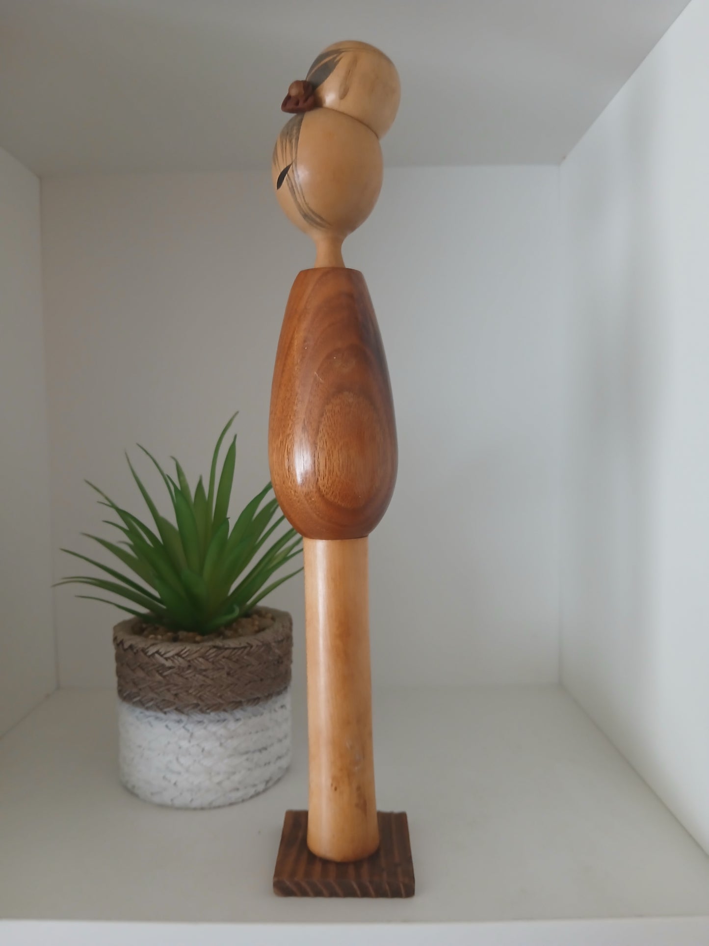 Vintage Sosaku kokeshi by Miyajima Muhitsu (1929-)