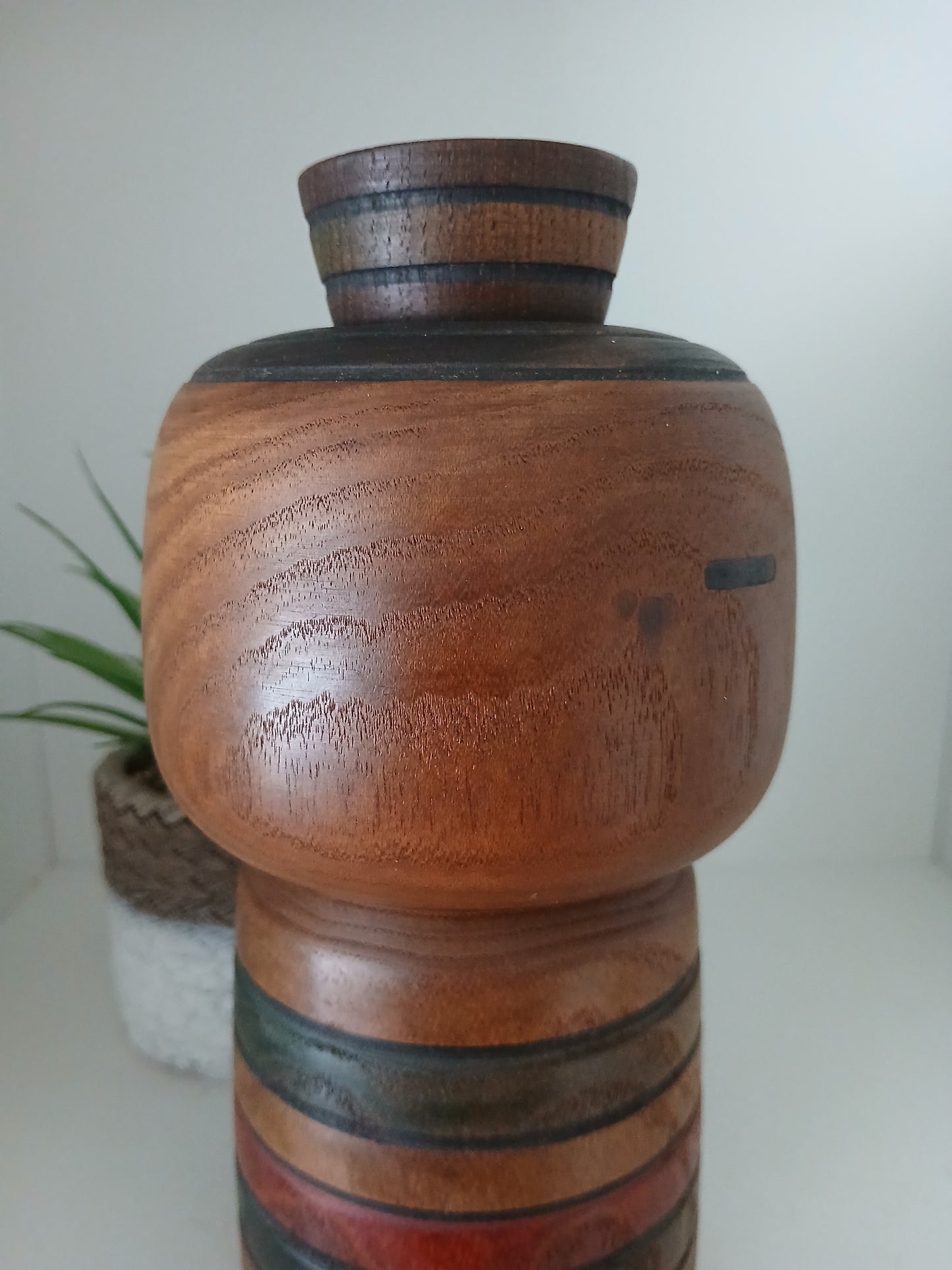 Rare Vintage Creative Kokeshi By Sanpei Yamanaka (1926-2012)