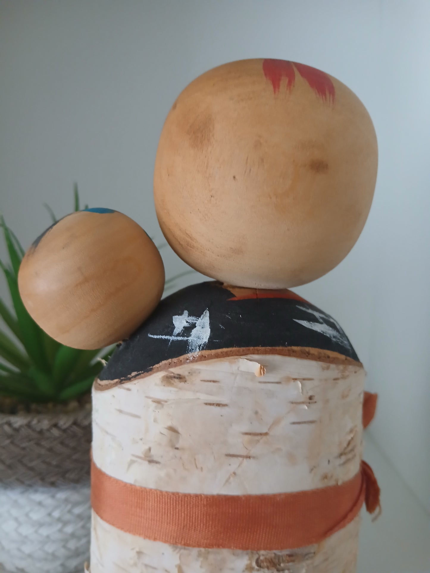 Vintage creative kokeshi - Mother and child