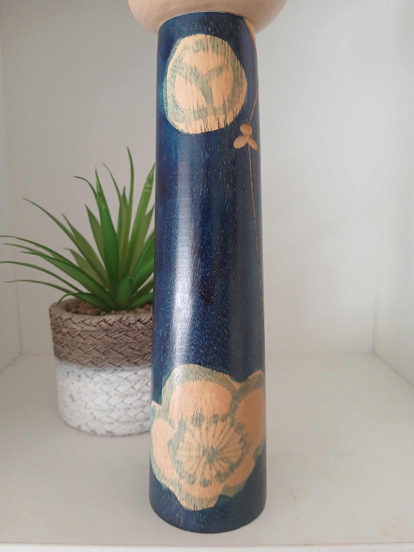 Vintage creative kokeshi by Issetsu Kuribayashi (1924-2011)