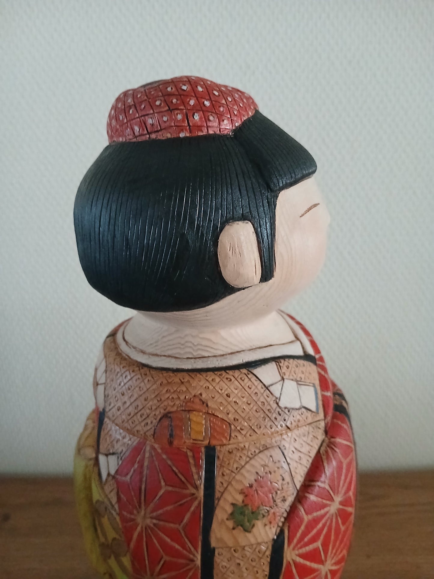 Exclusive Sosaku kokeshi by Yuko Yamazaki - From Sibukawa exhibition 2025