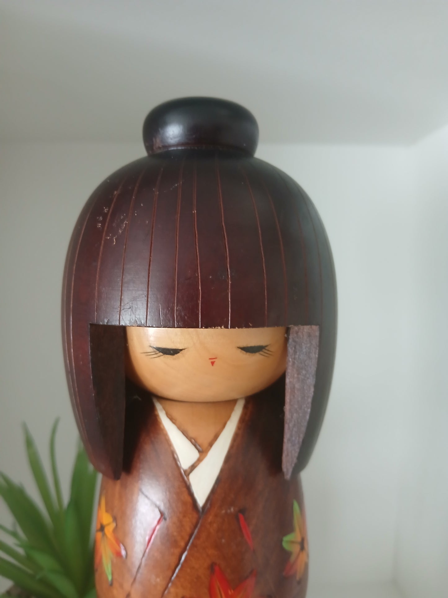 Beautiful creative kokeshi by Kishi Sadao (1932-1998)