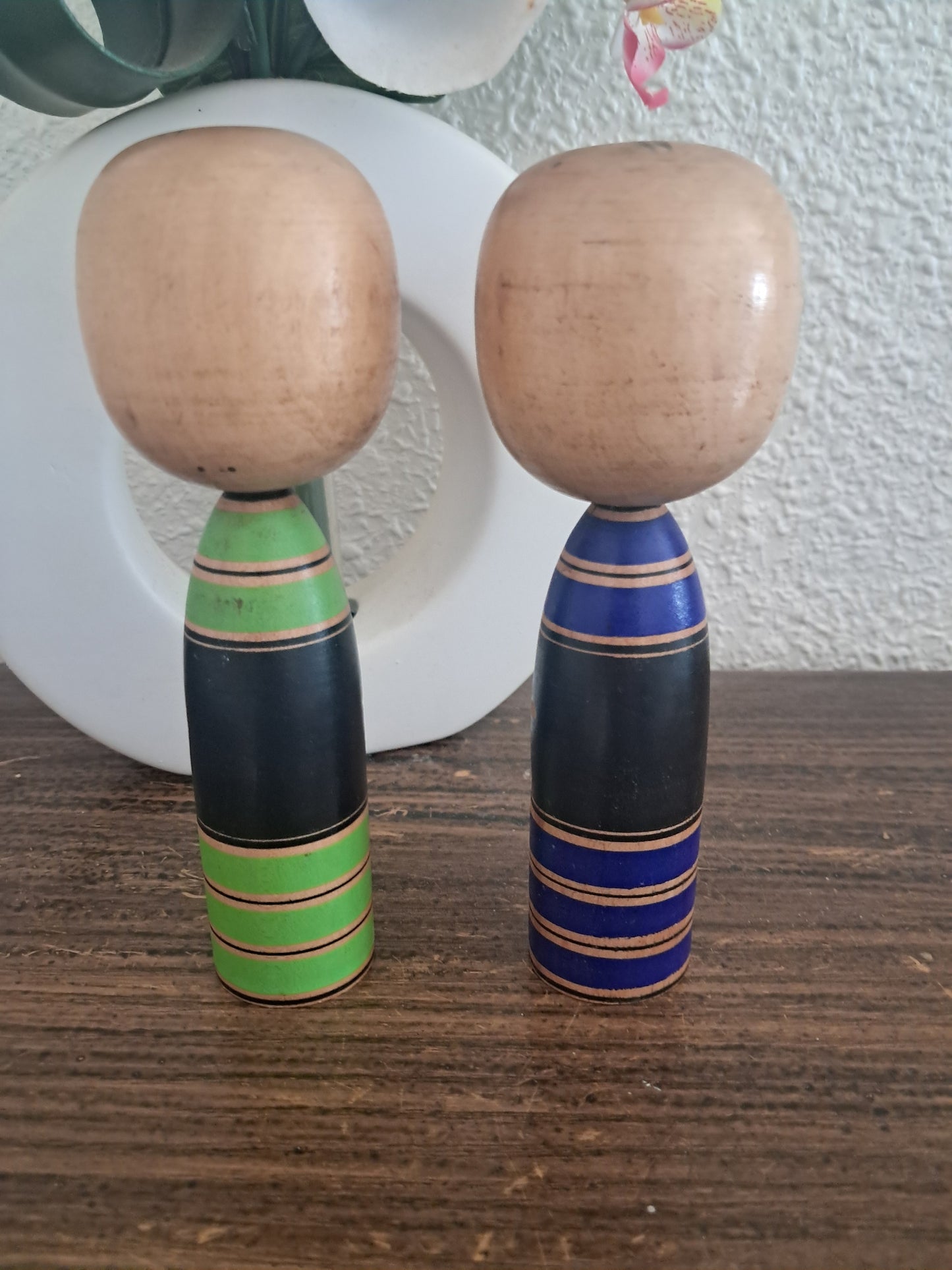 Vintage set creative Kokeshi by Misui