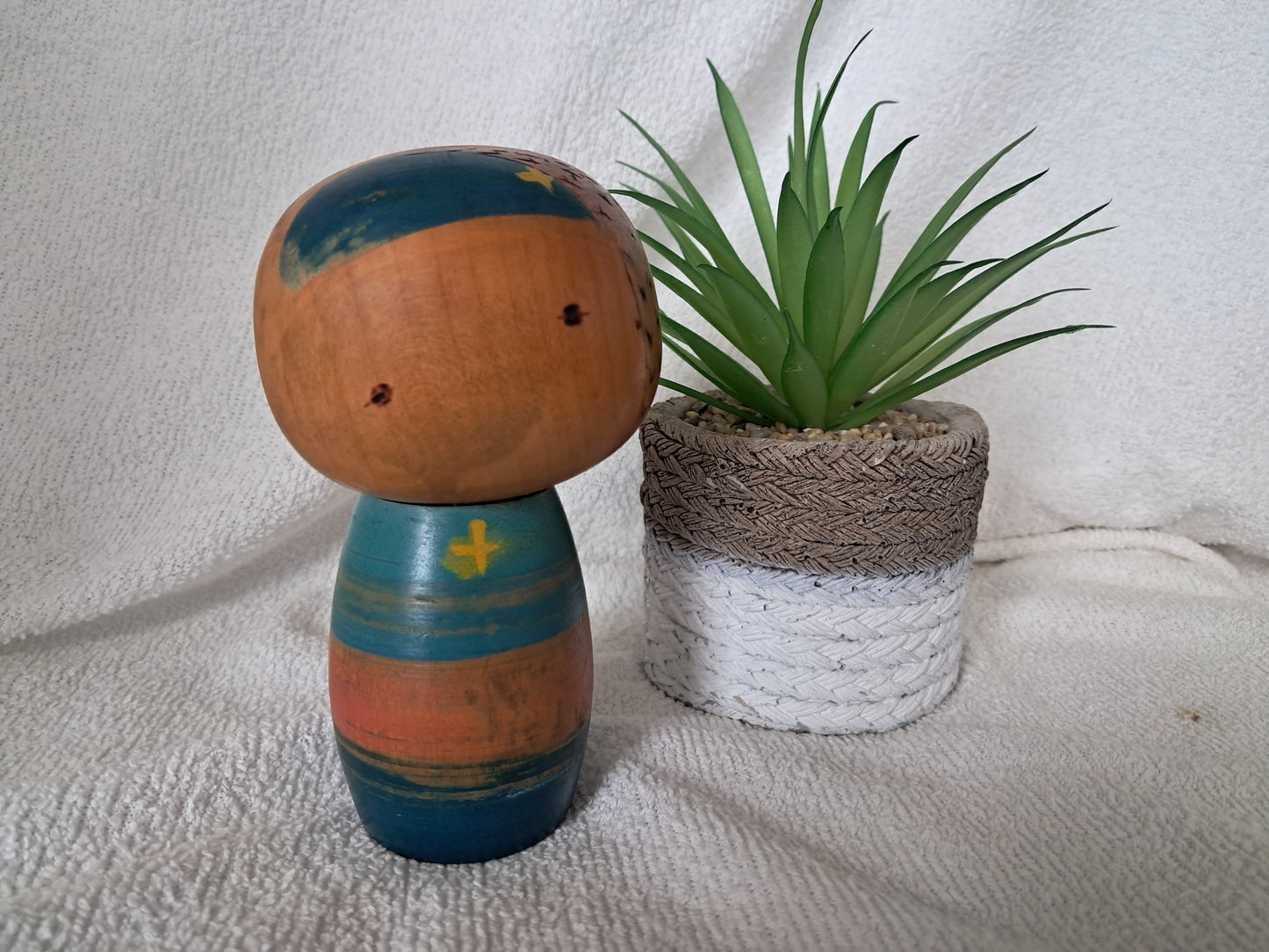 Rare Vintage Sosaku kokeshi by Hiroe Fukushima