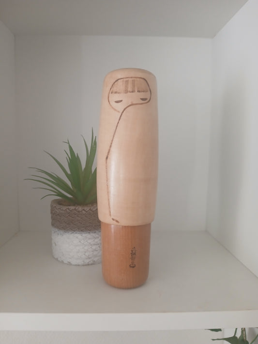 Vintage creative kokeshi by Kenichi Murakami (1929-)