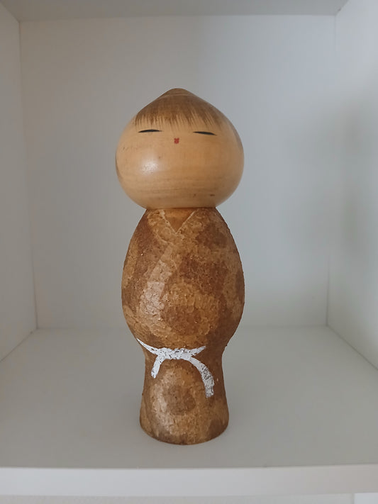 Vintage Mushin Kokeshi made by Watanabe Masao (1917-2007)